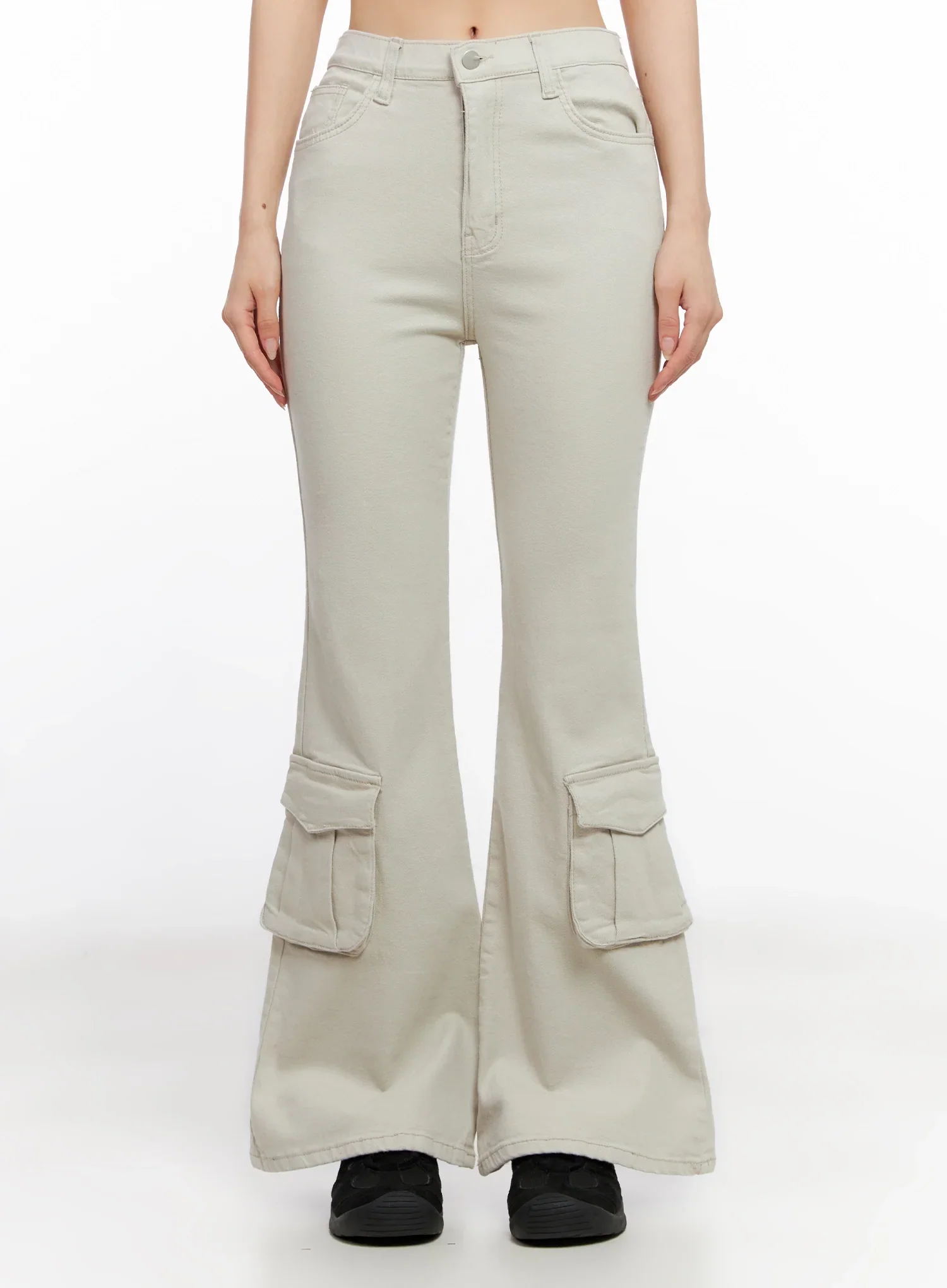 Cargo Flared Pants IG508 - Image 4