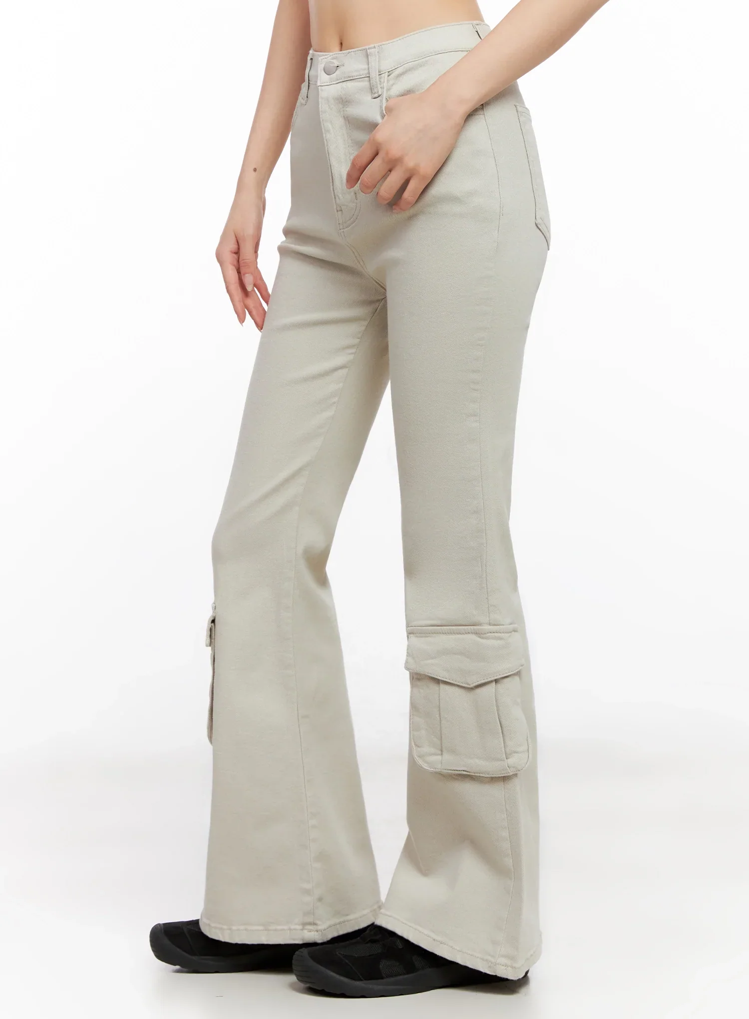 Cargo Flared Pants IG508 - Image 8