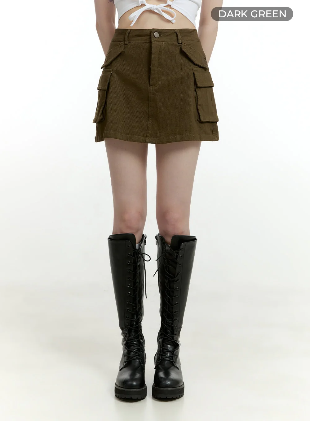 Cargo Mini Skirt CL426 - Image 7