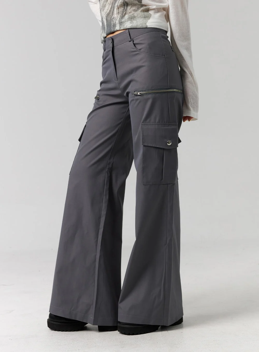 Cargo Wide-Leg Pants CG315 - Image 5
