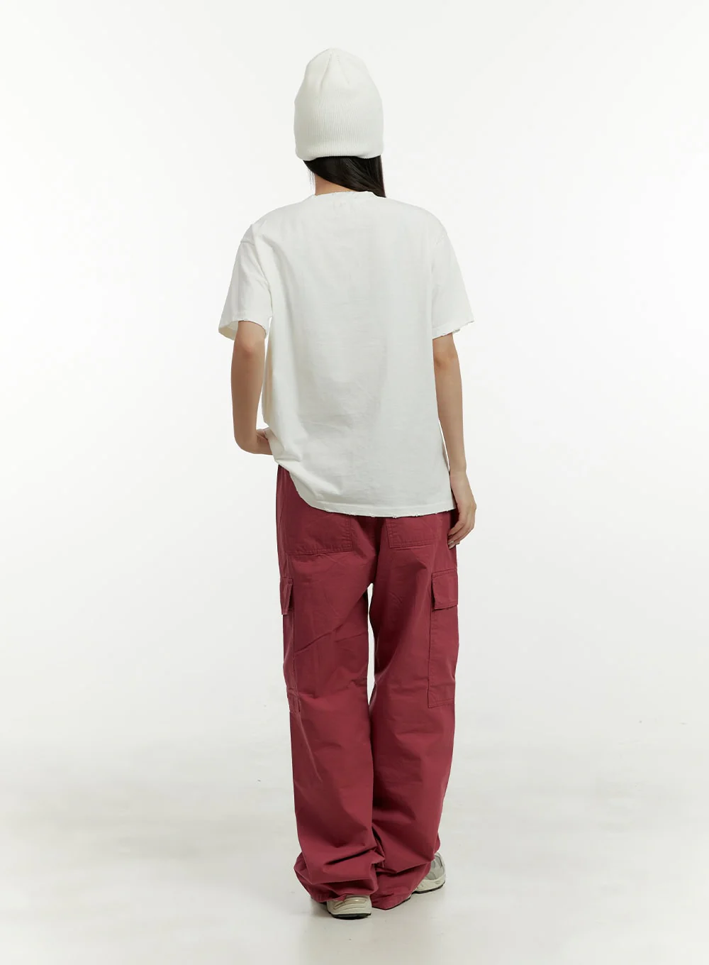 Cargo Wide Leg Pants CY408 - Image 8
