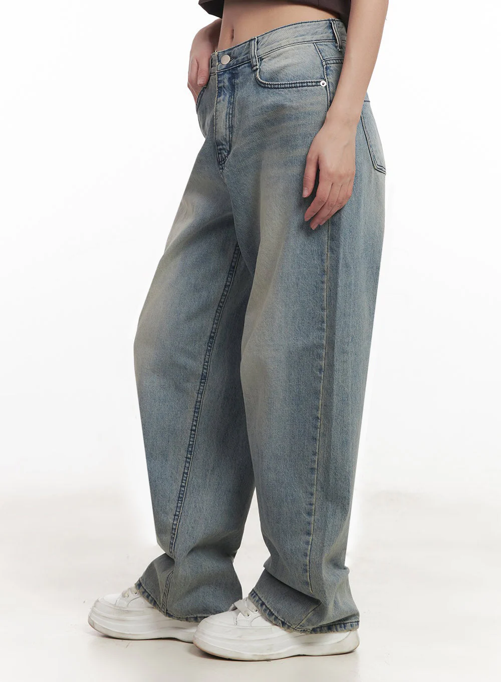 Casey Washed Baggy Jeans IM528 - Image 9