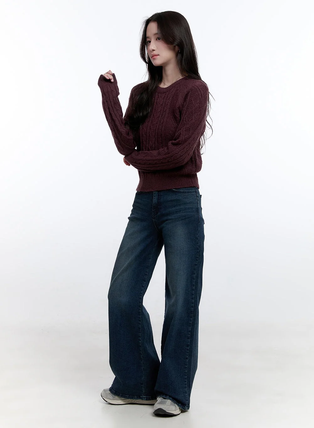 Cassidy Wide-Leg Jeans ON418 - Image 4