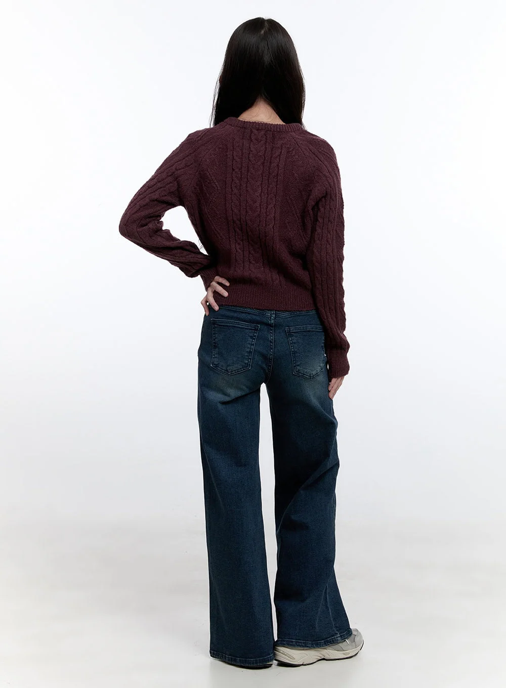 Cassidy Wide-Leg Jeans ON418 - Image 6