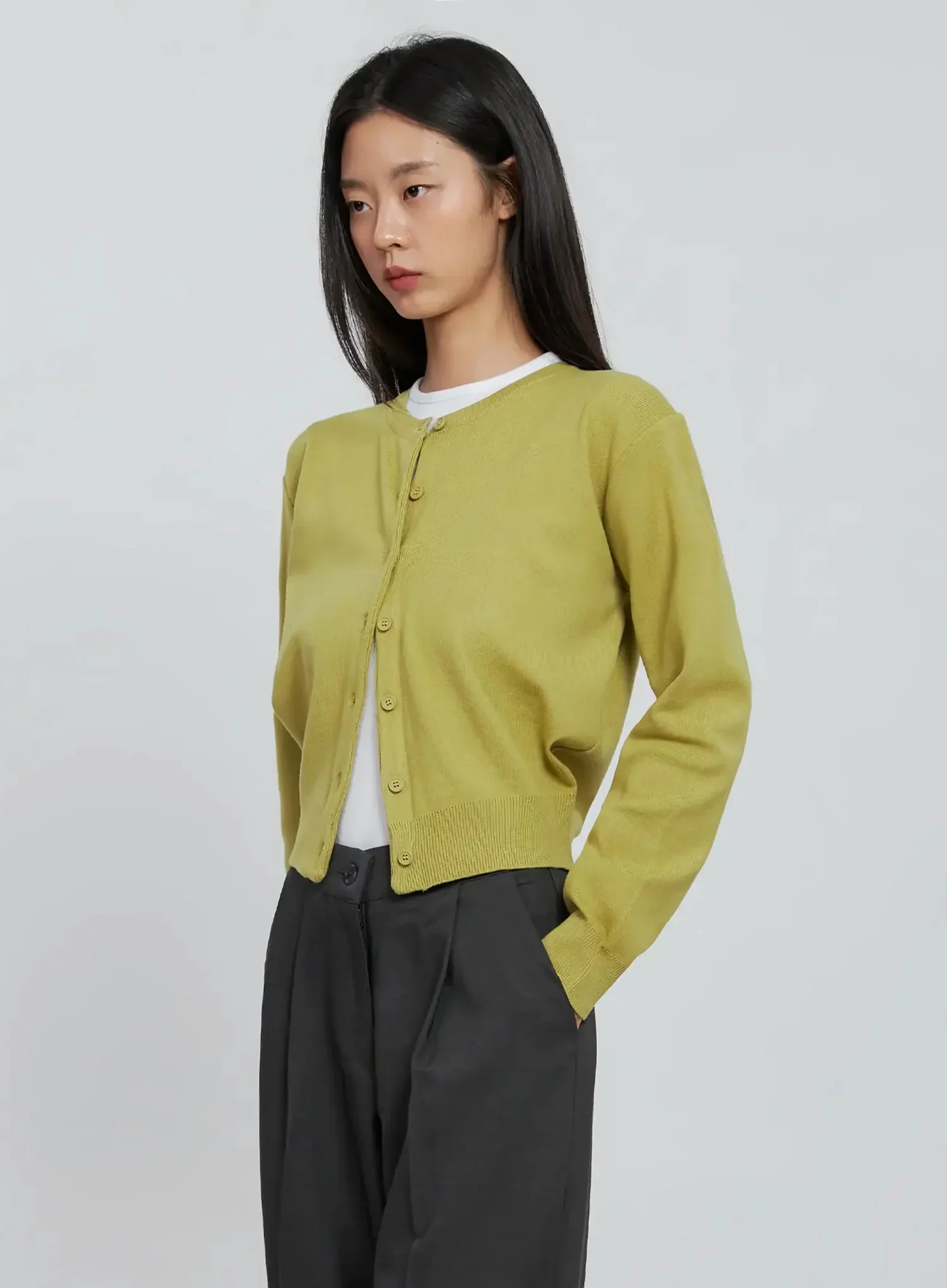 Casual Button-Up Cardigan IN507 - Image 10