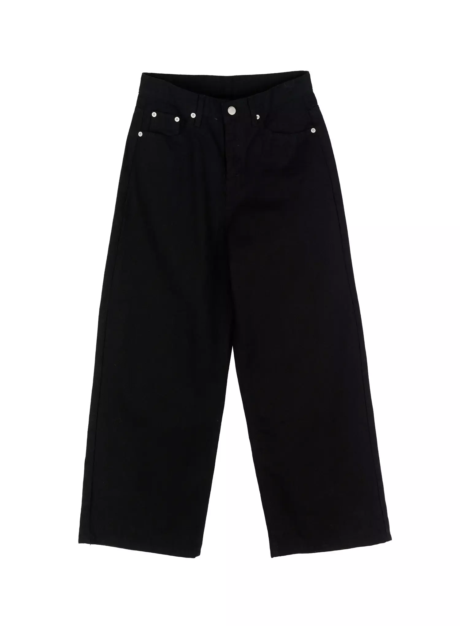 Casual Cotton Wide-Leg Trousers IS516 - Image 14