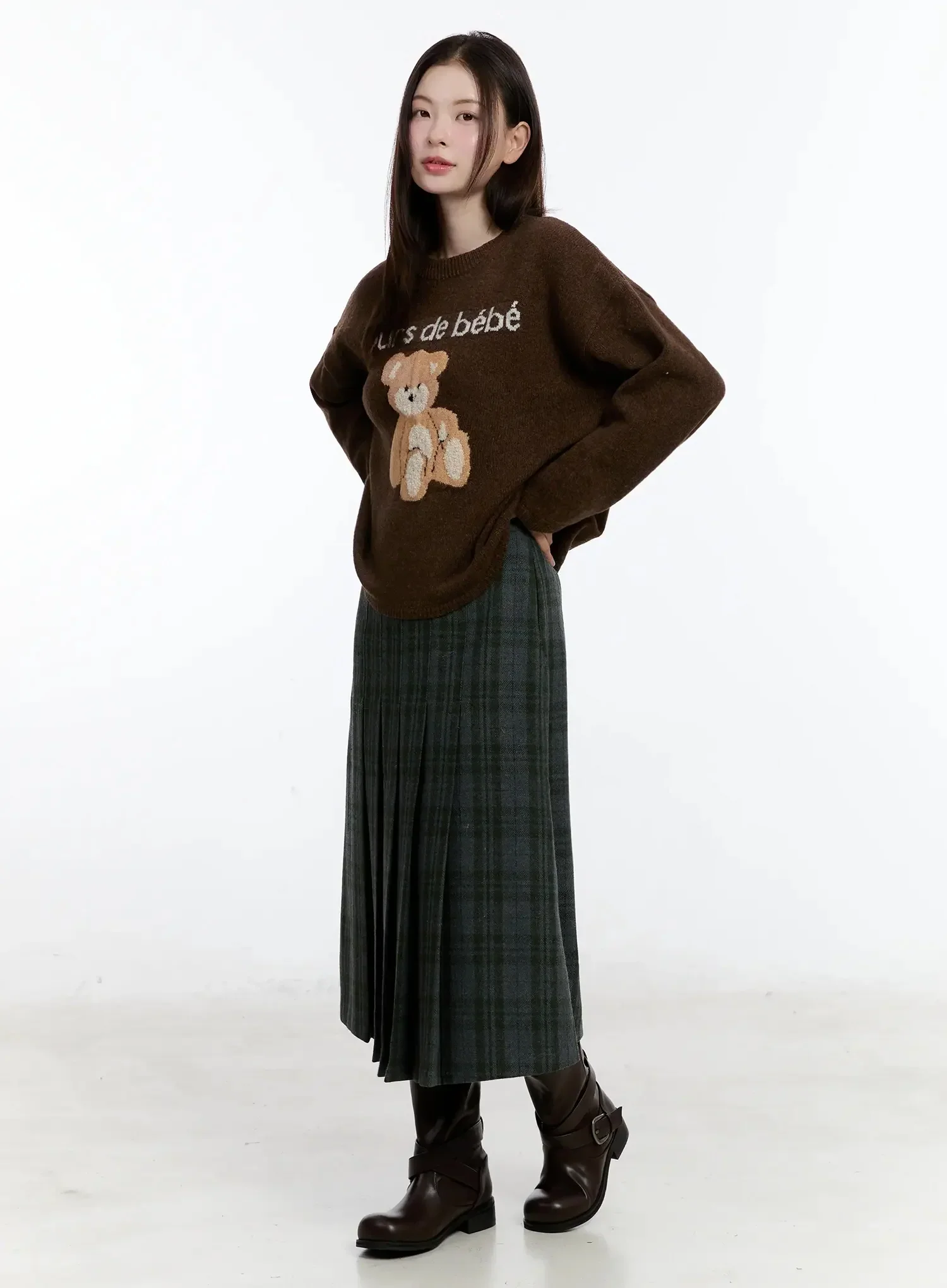 Casual Crewneck Knit Sweater ID526 - Image 9