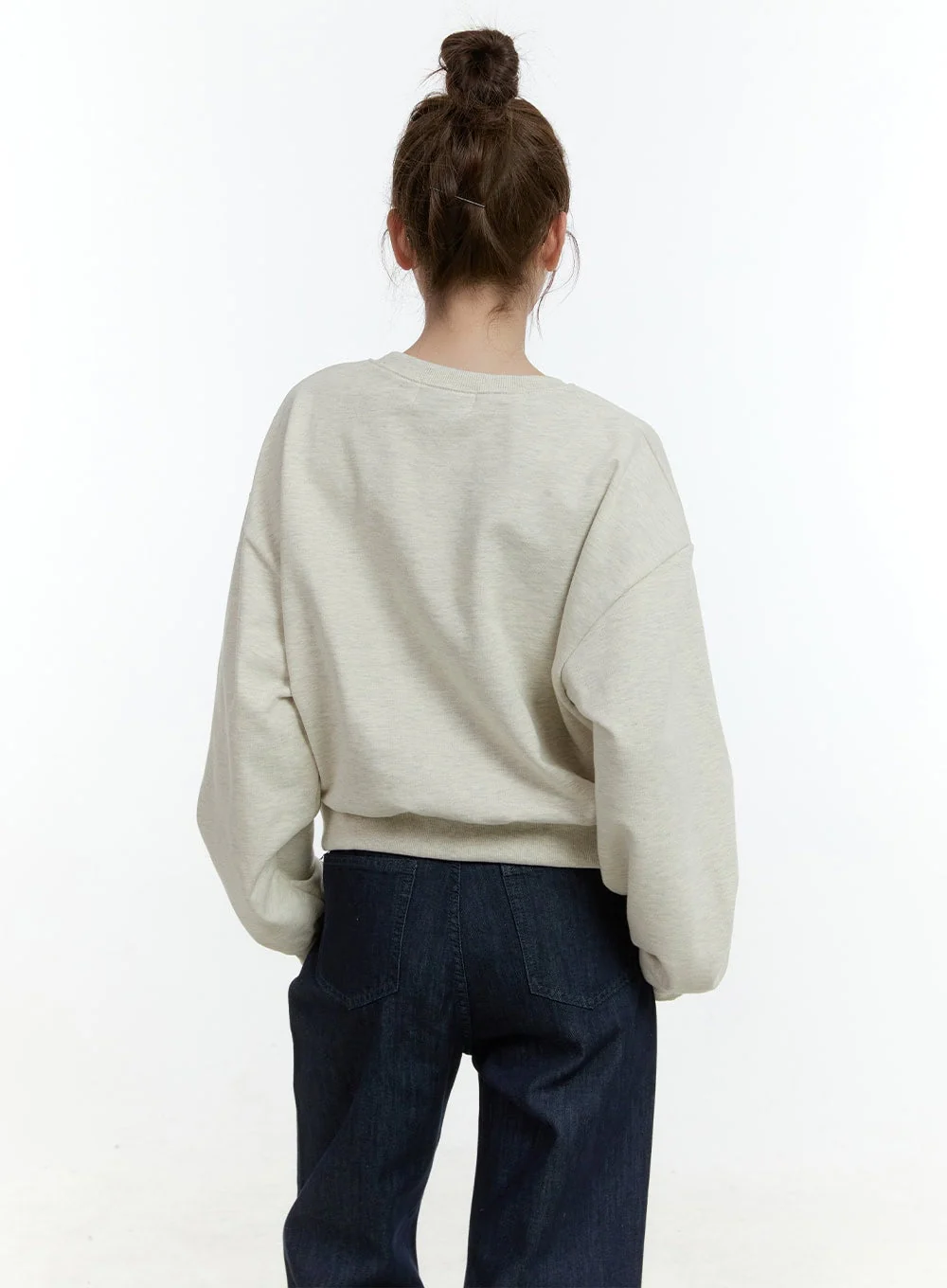 Casual Crop Sweatshirt CF504 - Image 6