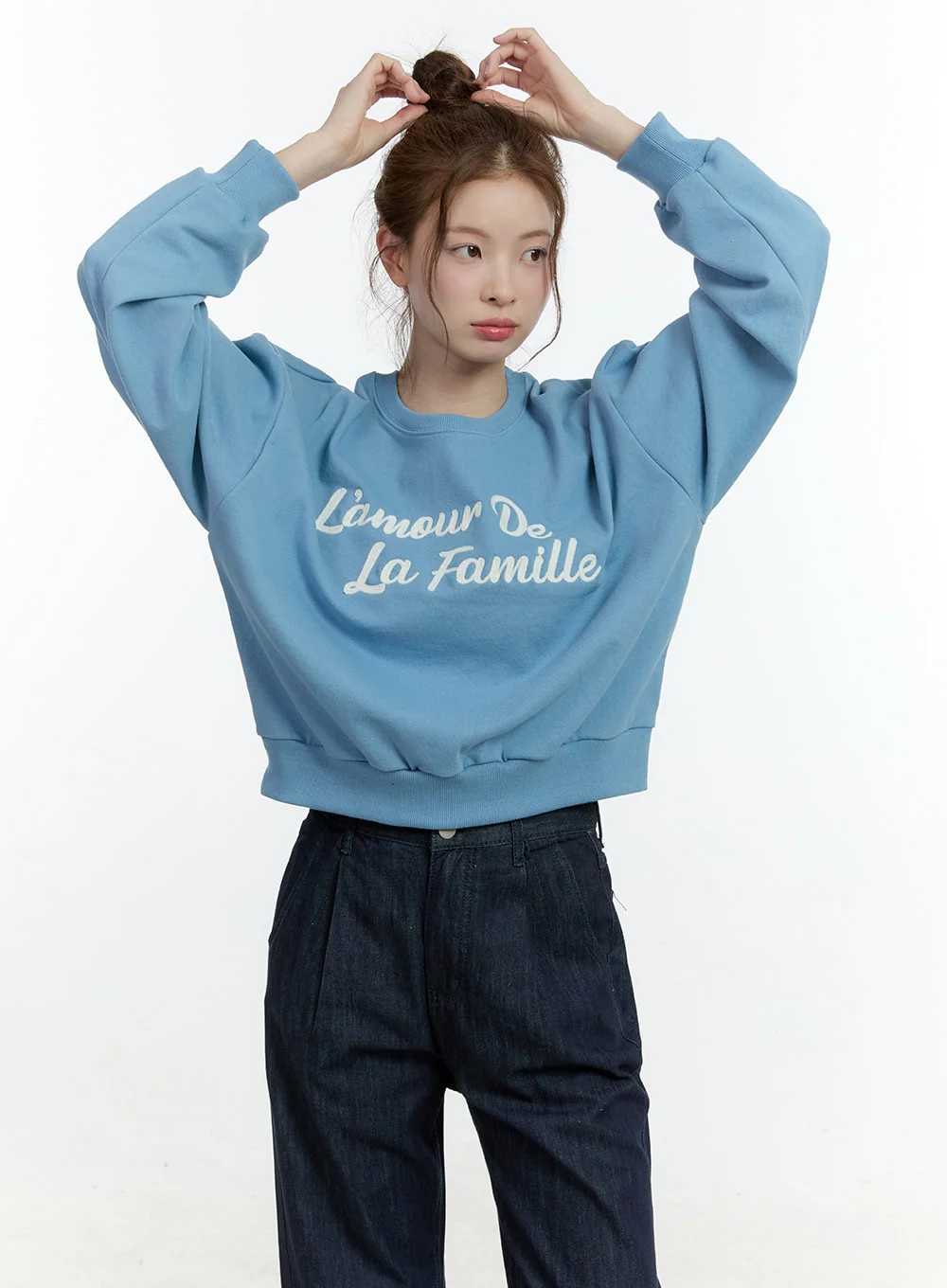 Casual Crop Sweatshirt CF504 - Image 9
