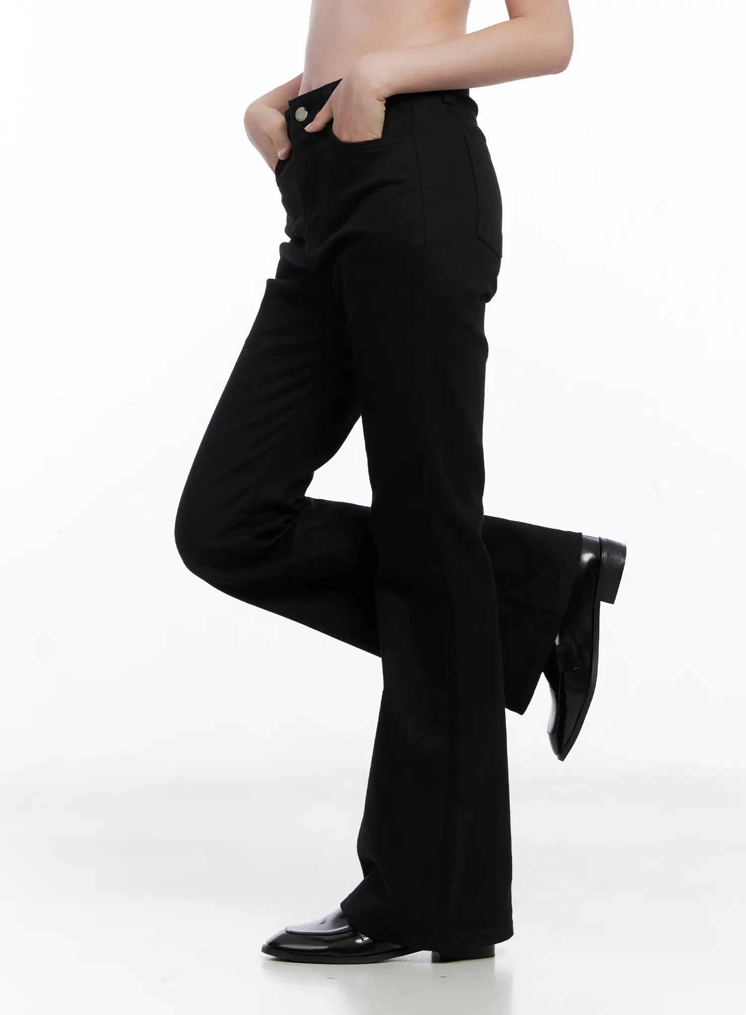 Casual Flare Cotton Pants CG521 - Image 4