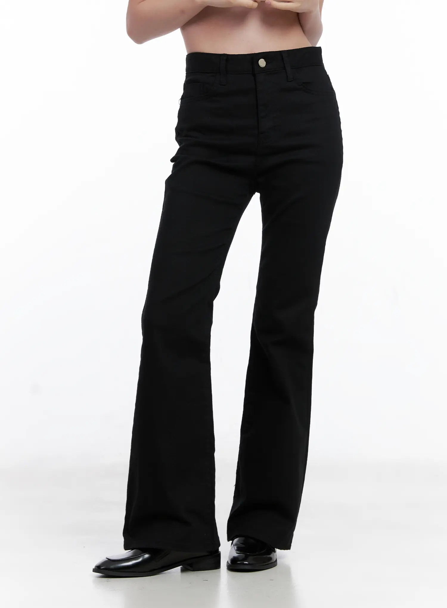 Casual Flare Cotton Pants CG521 - Image 8
