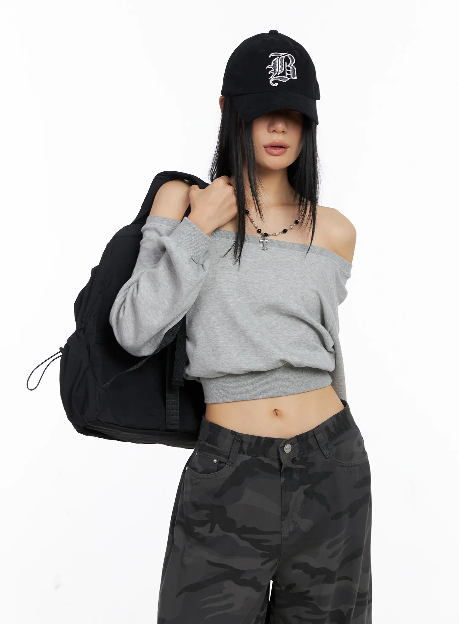 Casual Off-Shoulder Pullover CS511 - Image 2