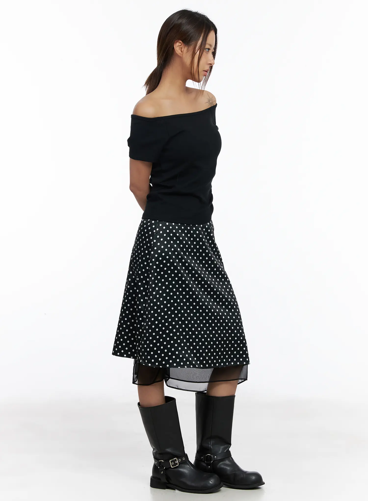 Casual Off-Shoulder Tee CM520 - Image 8