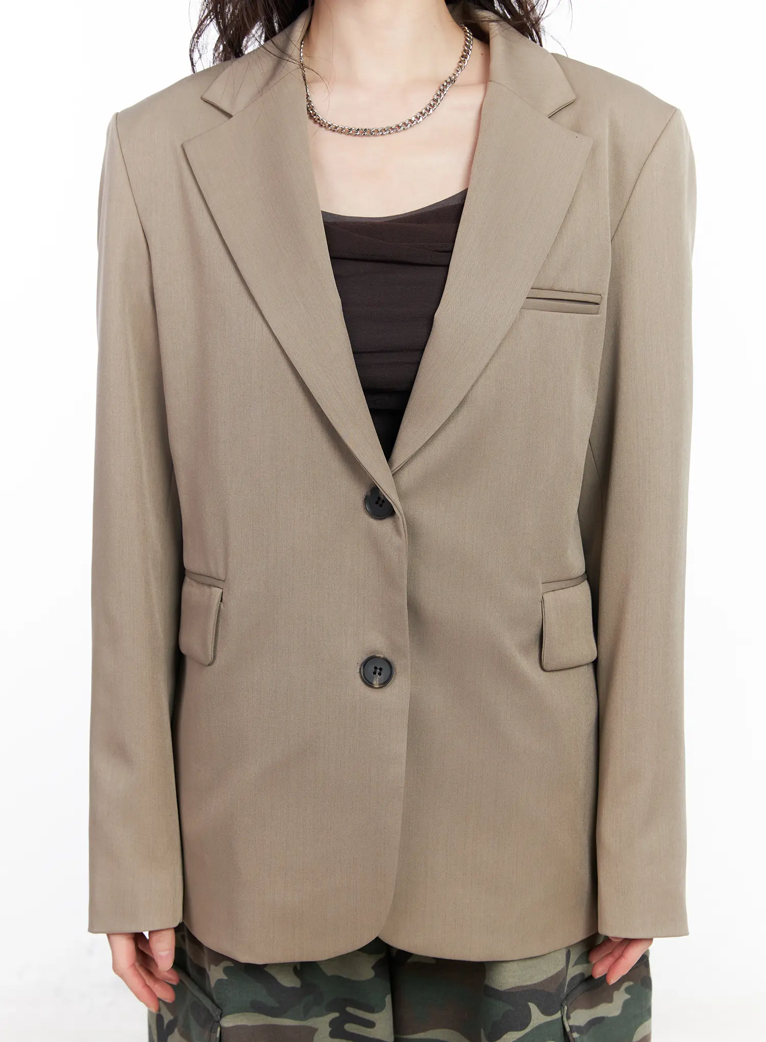 Casual Oversized Blazer CM518 - Image 8
