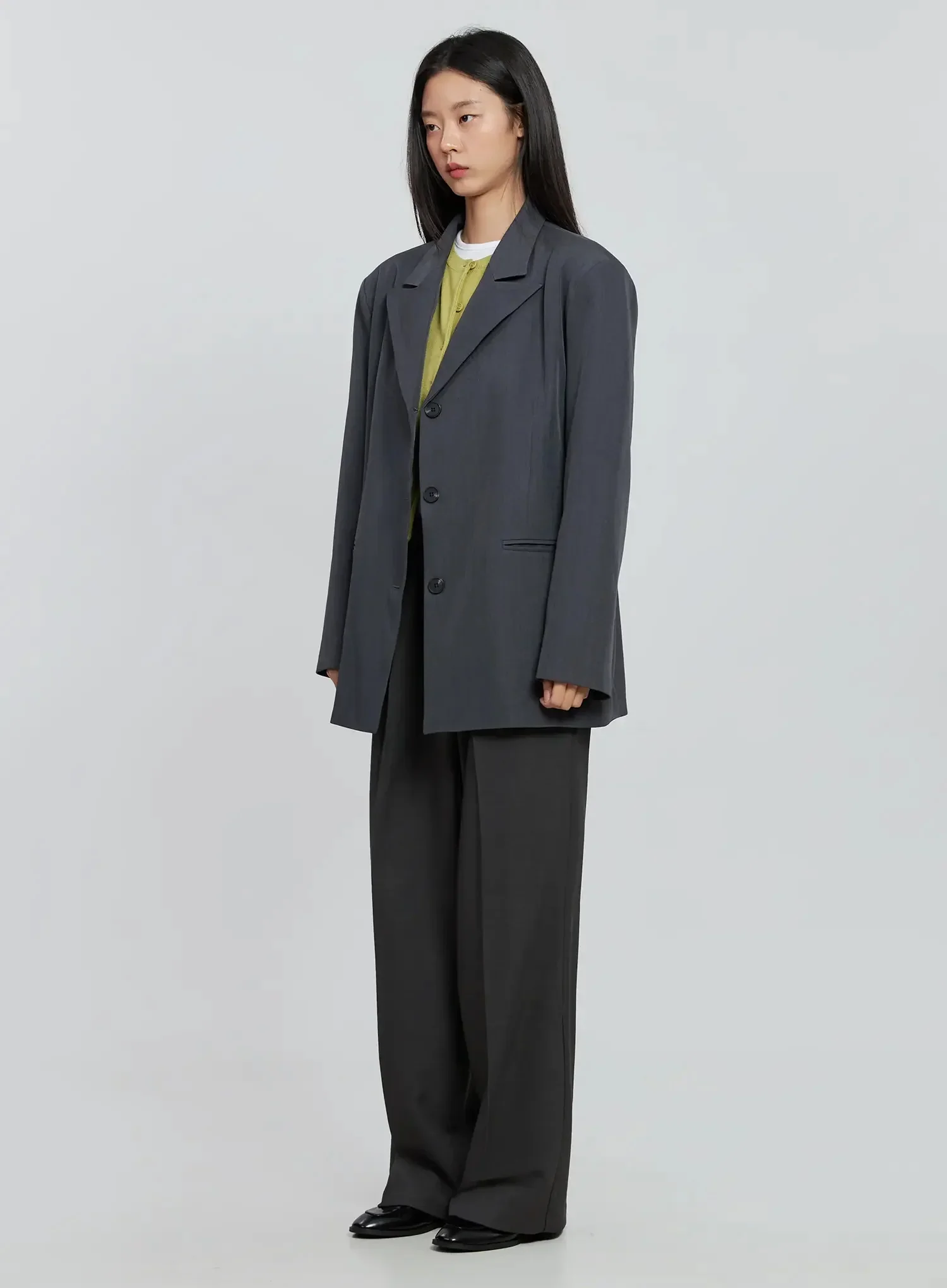 Casual Oversized Blazer IO530 - Image 5