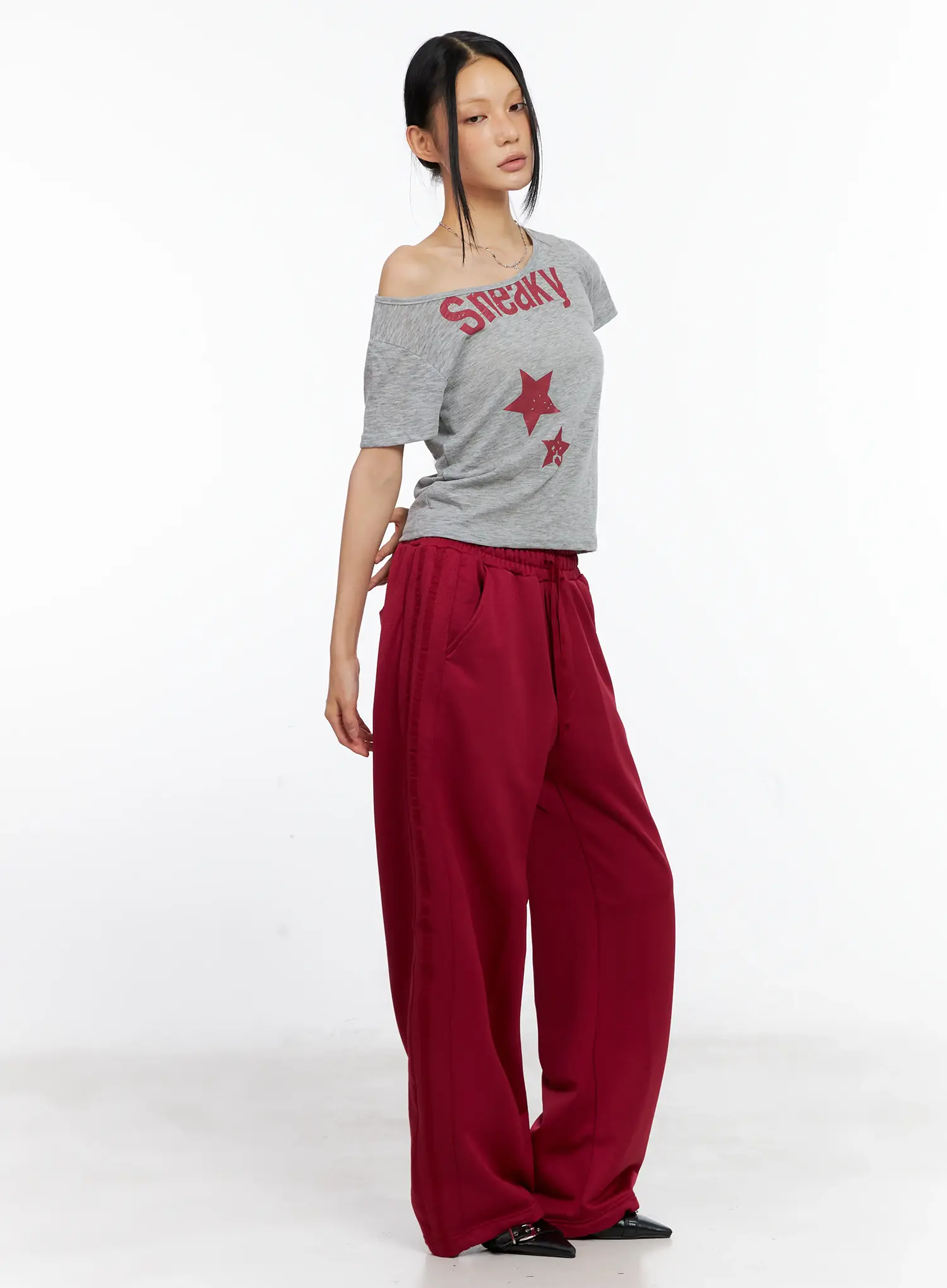 Casual Wide-Leg Track Pants CL529 - Image 6