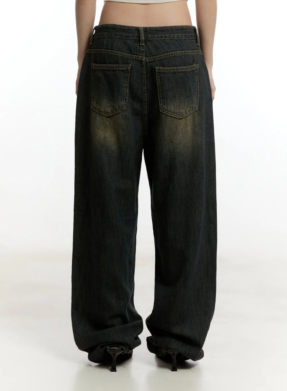 Caty Washed Wide-Leg Jeans CY506 - Image 7