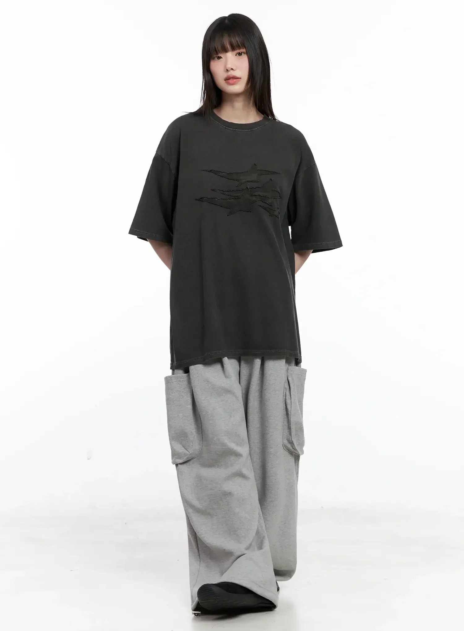 Charcoal Graphic T-Shirt IL531 - Image 10