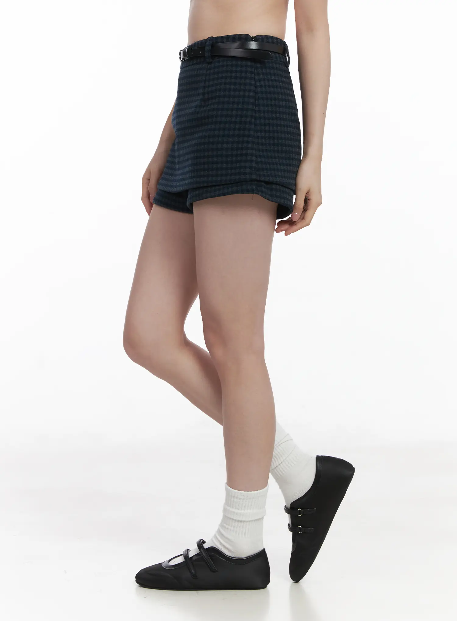 Checkered Mini Skort CJ507 - Image 6