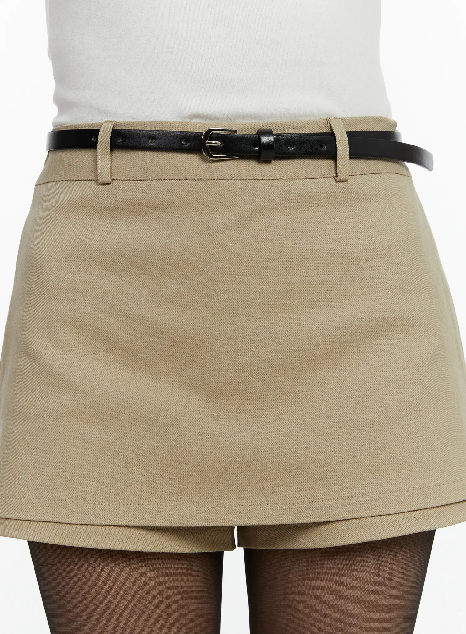 Chic Belted Mini Skort F502 - Image 4