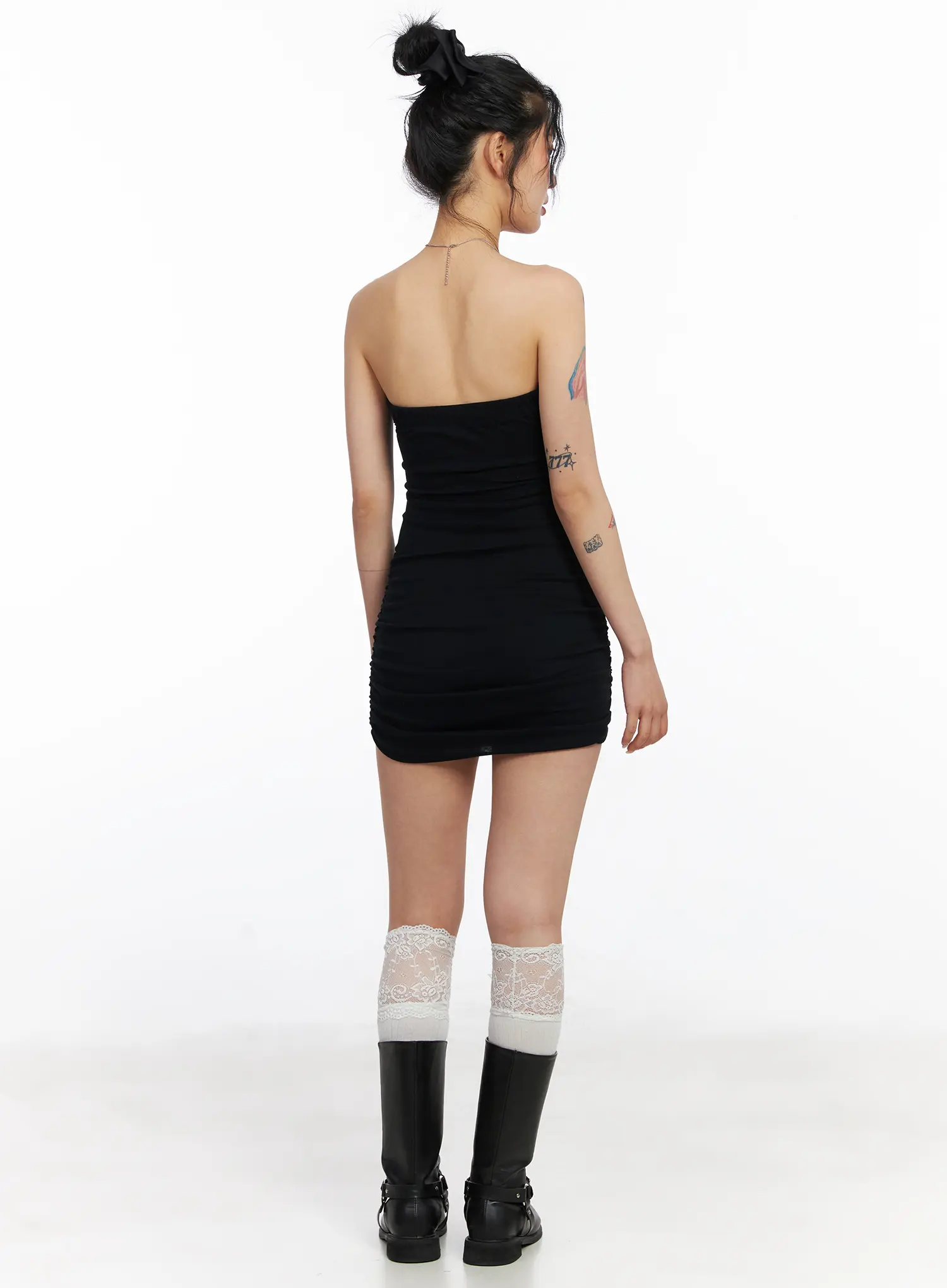 Chic Bow Tie Bodycon Dress CJ523 - Image 8