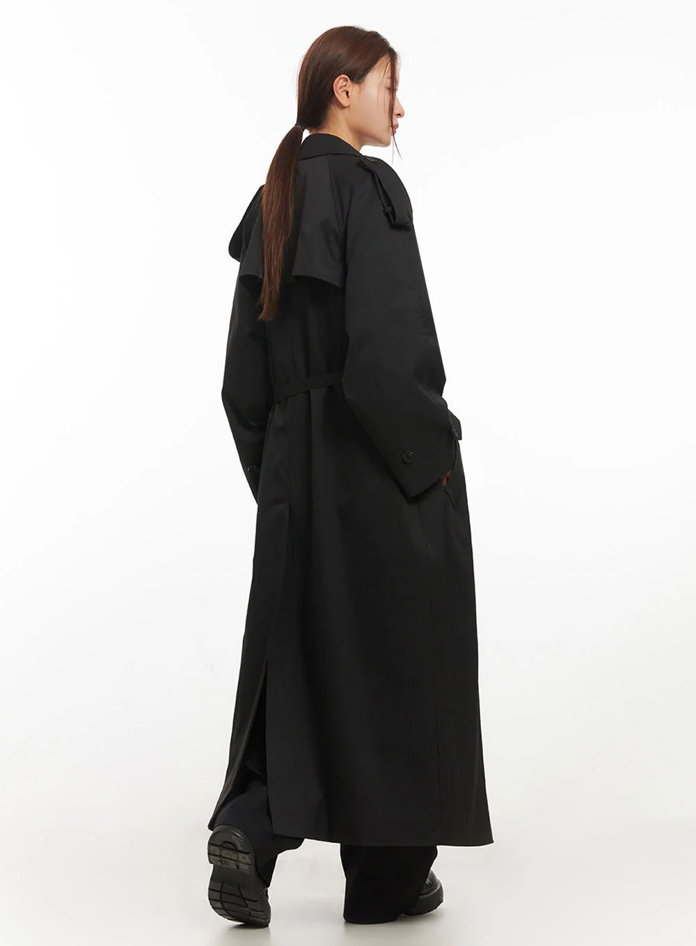 Chic Buckle Trench Coat IM513 - Image 12