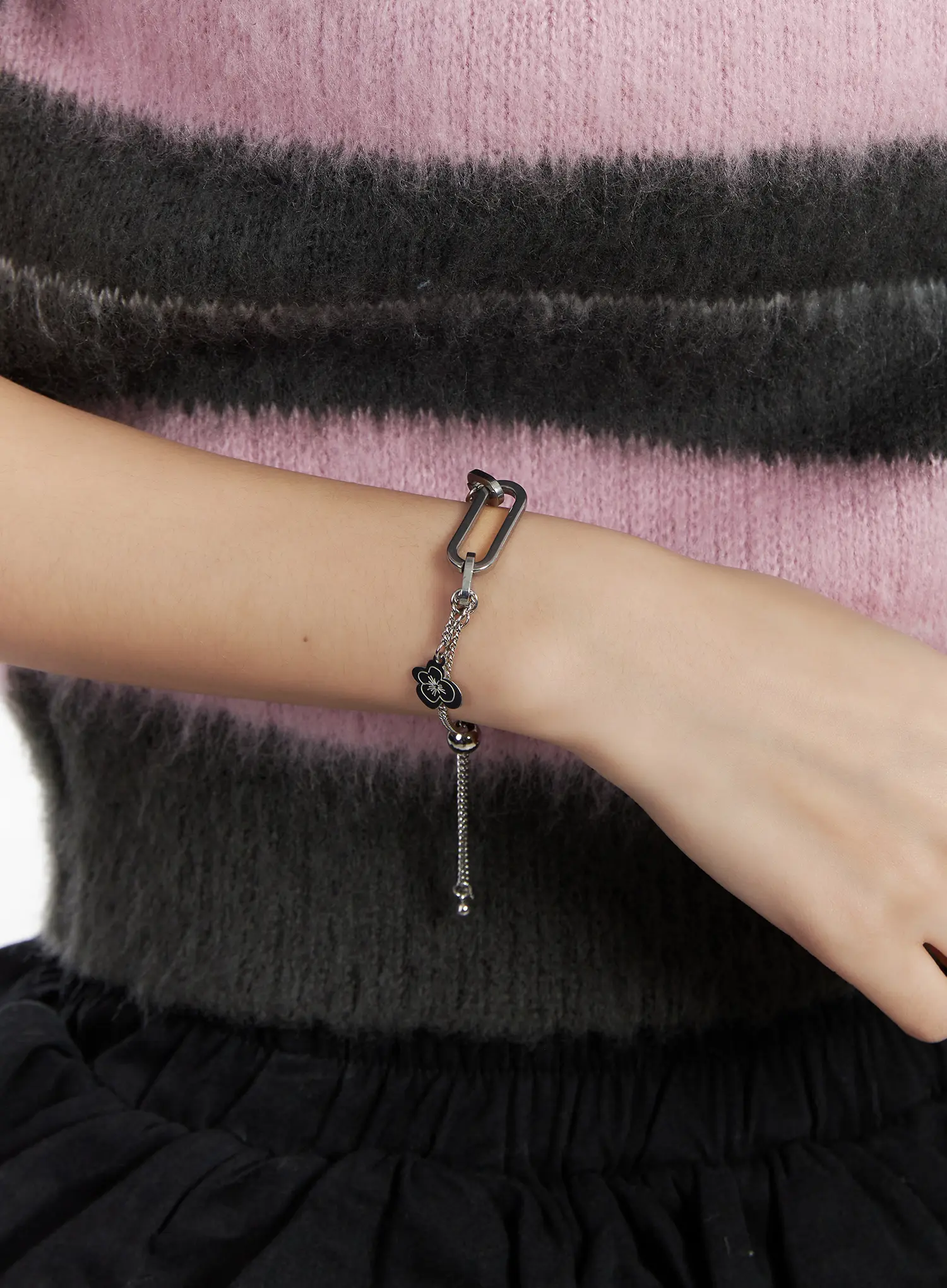 Chic Clover Pendant Bracelet CJ515