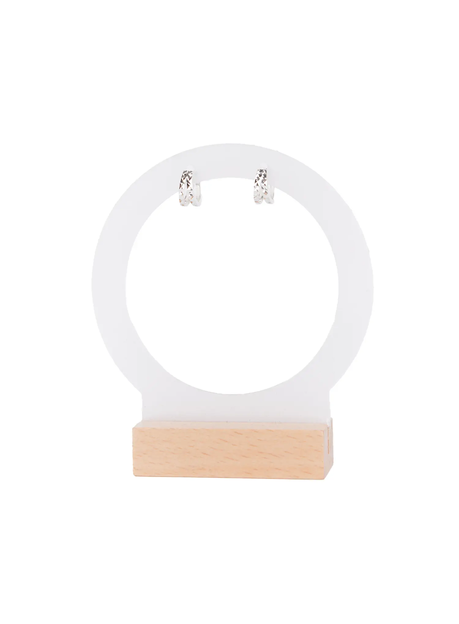 Chic Double Hoop Earrings CS518 - Image 6