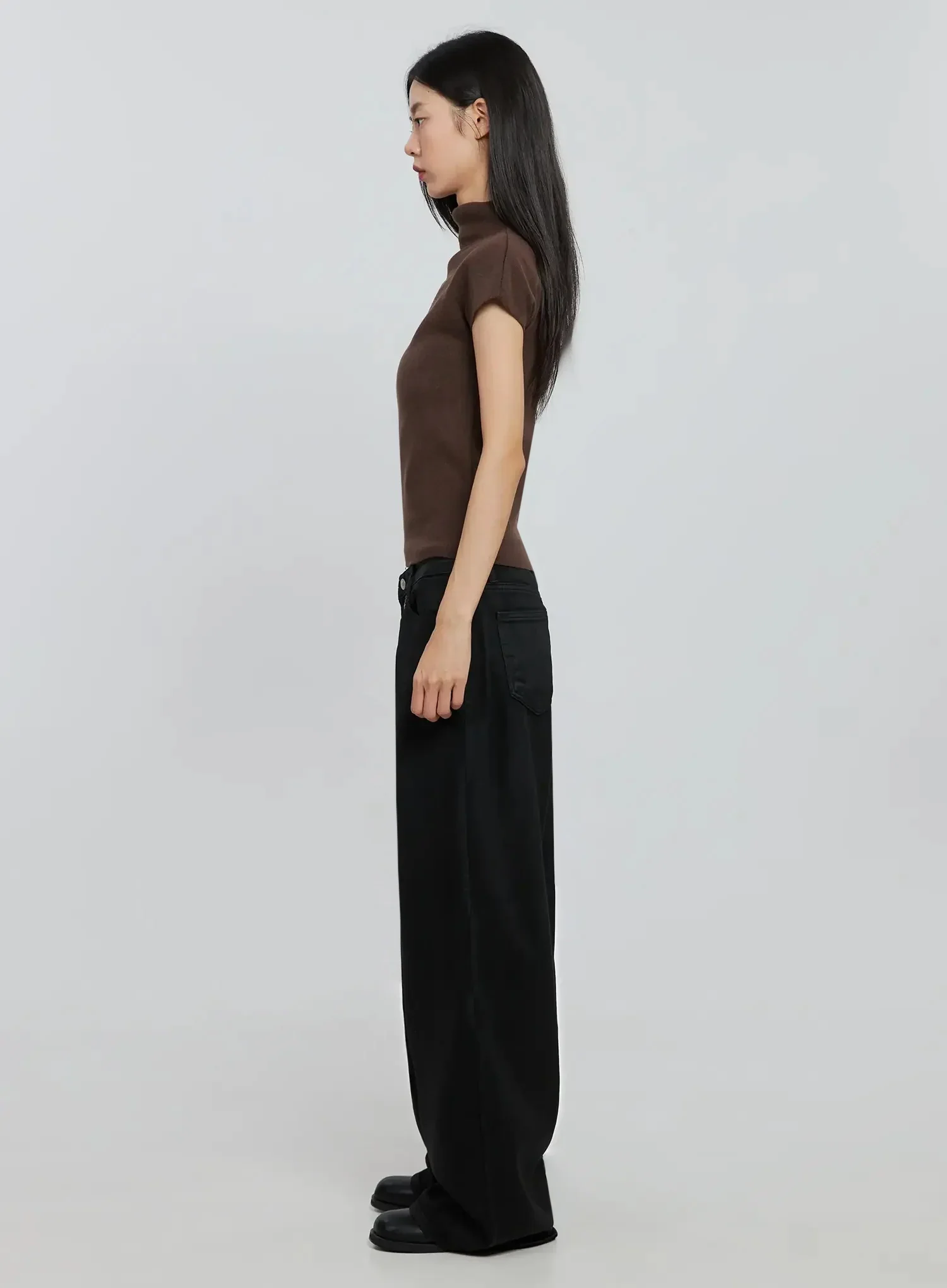 Chic High Neck Knit Top IO530 - Image 6