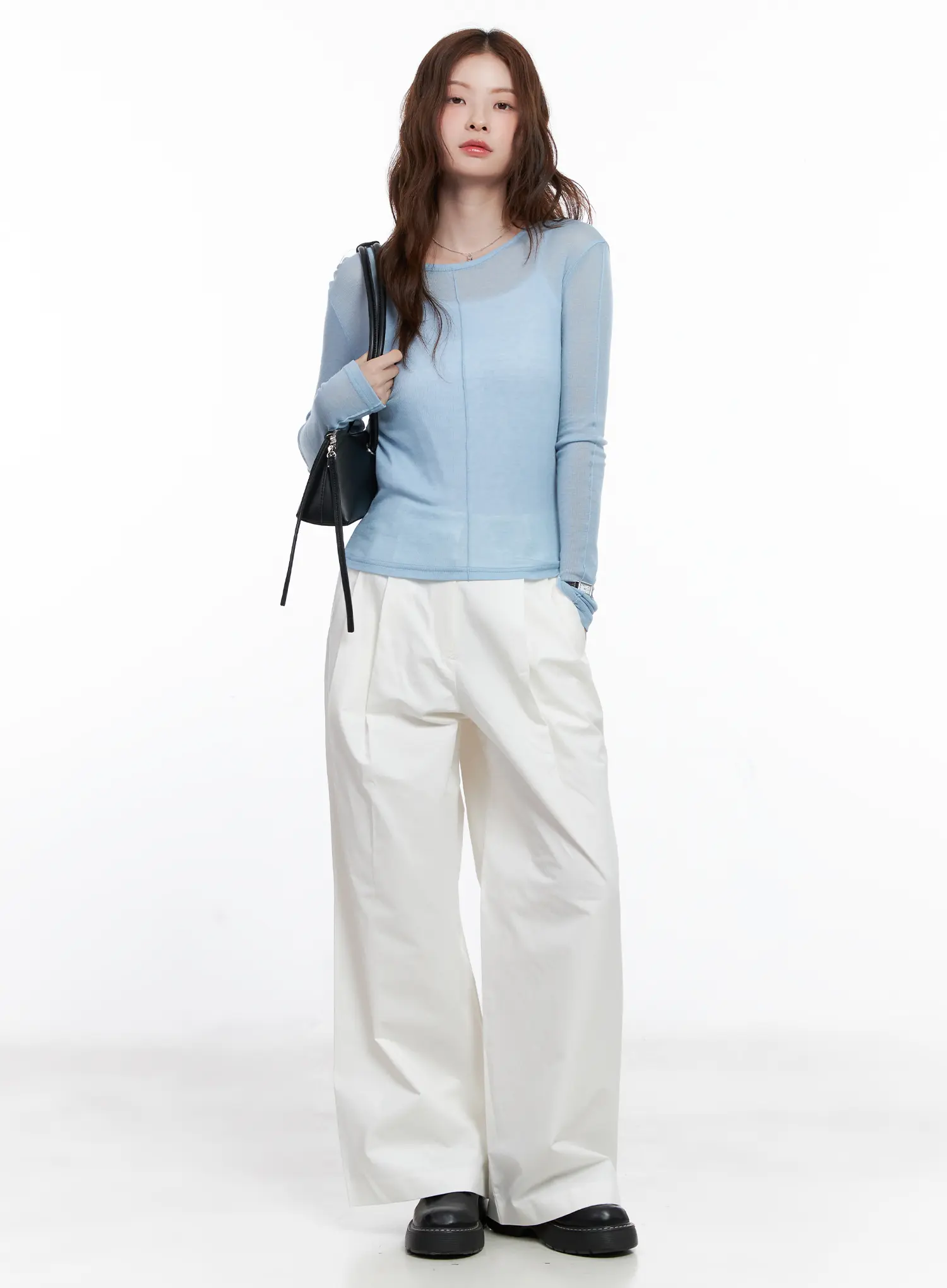 Chic Mesh Long Sleeve Top CG520 - Image 2