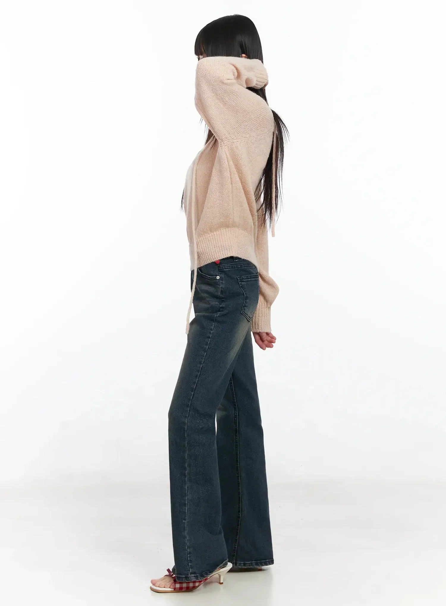 Chic Off-Shoulder Knit Sweater and Thin Scarf Set F517 - Image 10