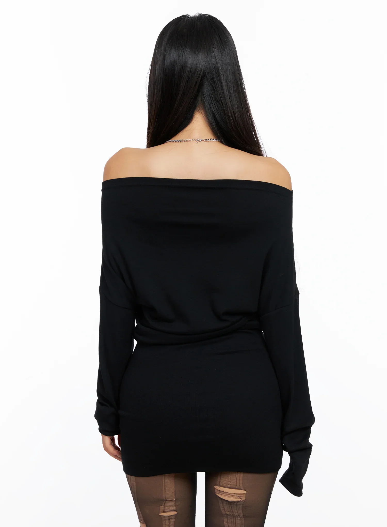 Chic Off-Shoulder Mini Dress CO514 - Image 7