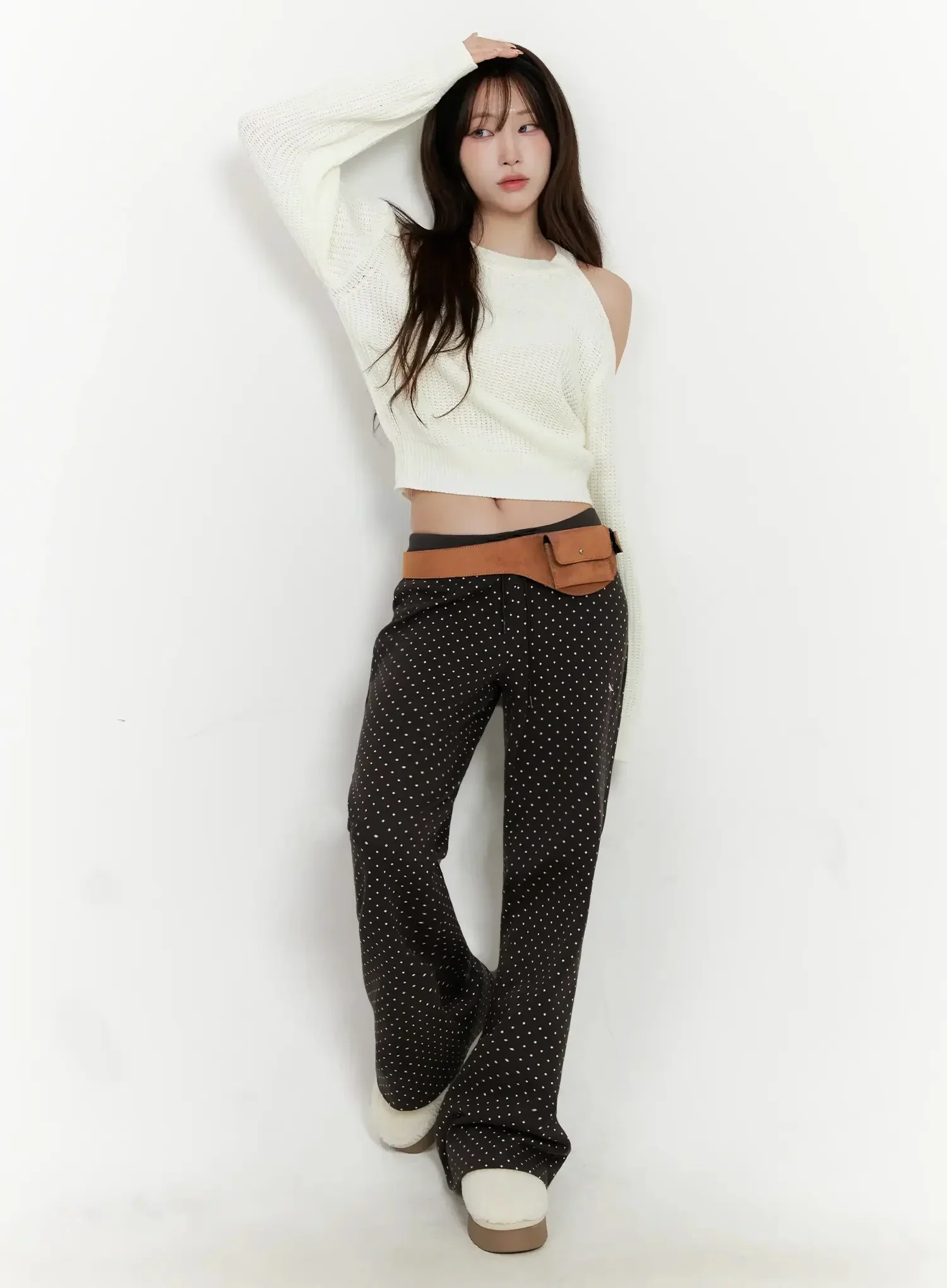 Chic Open Shoulder Knit Top IN514 - Image 11