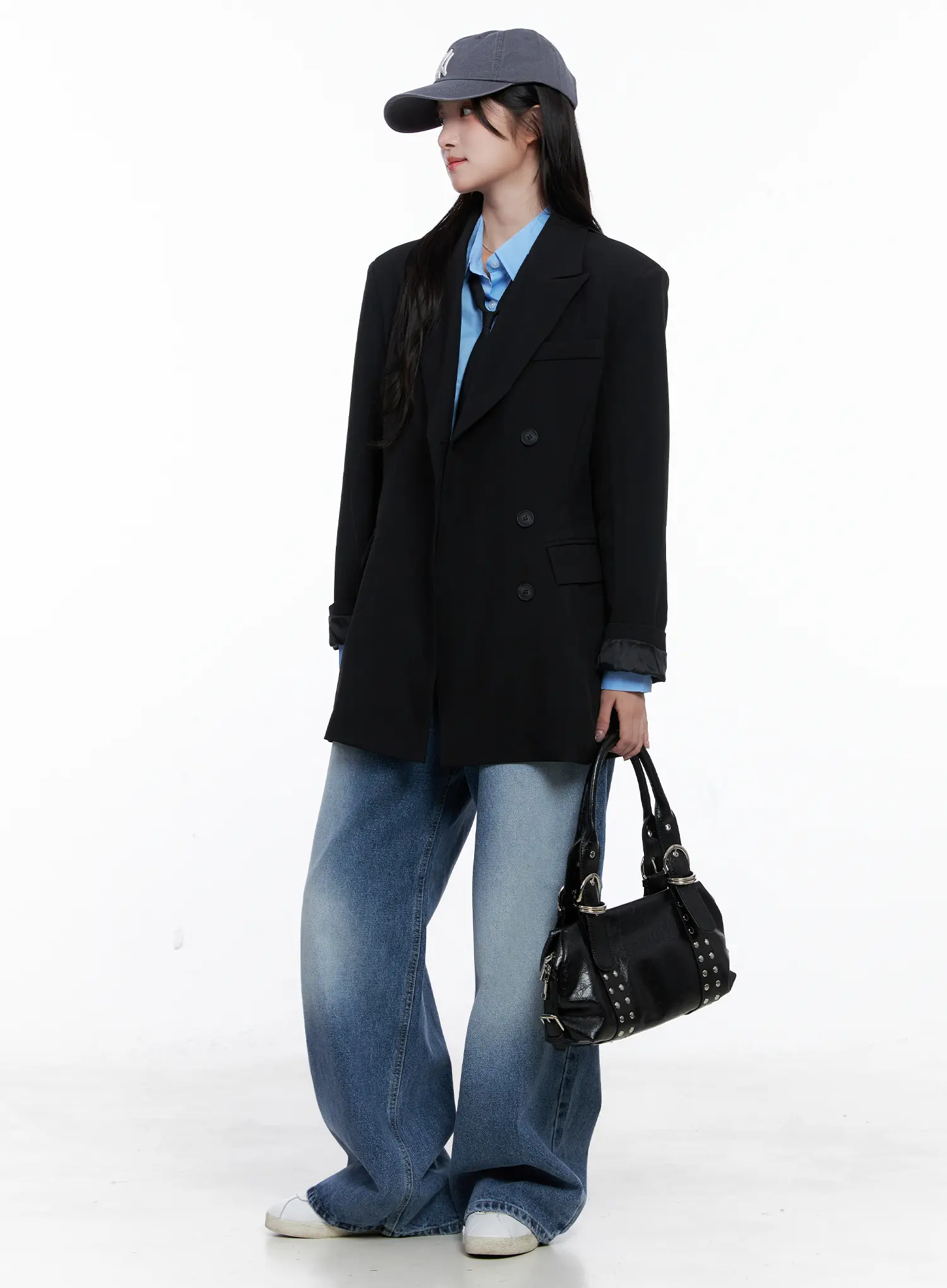 Chic Oversized Blazer CS519 - Image 7