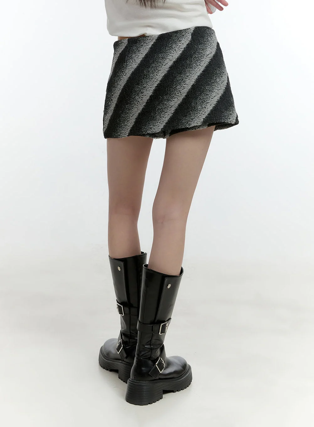 Chic Patterned Mini Skort CF507 - Image 7