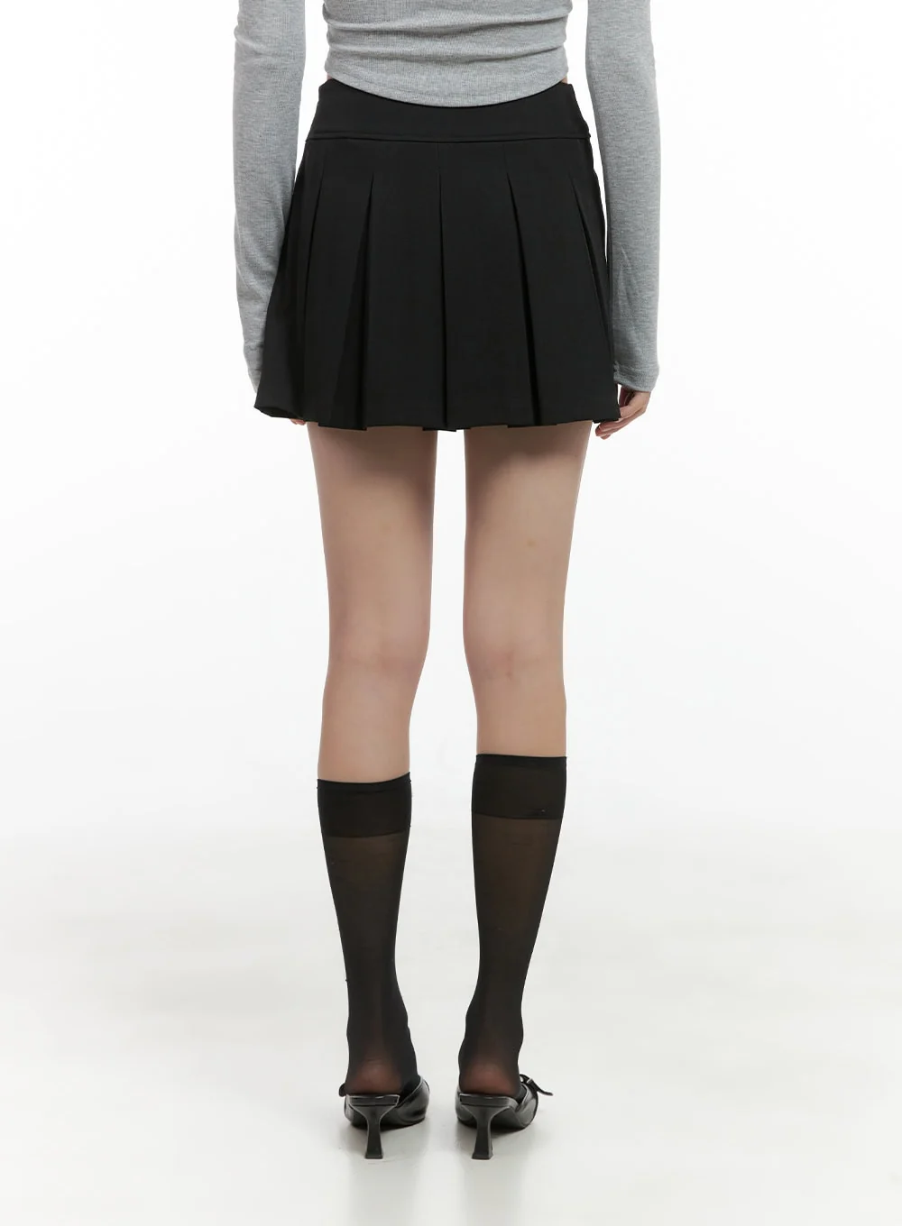 Chic Pleat Detail Mini Skirt CS412 - Image 5