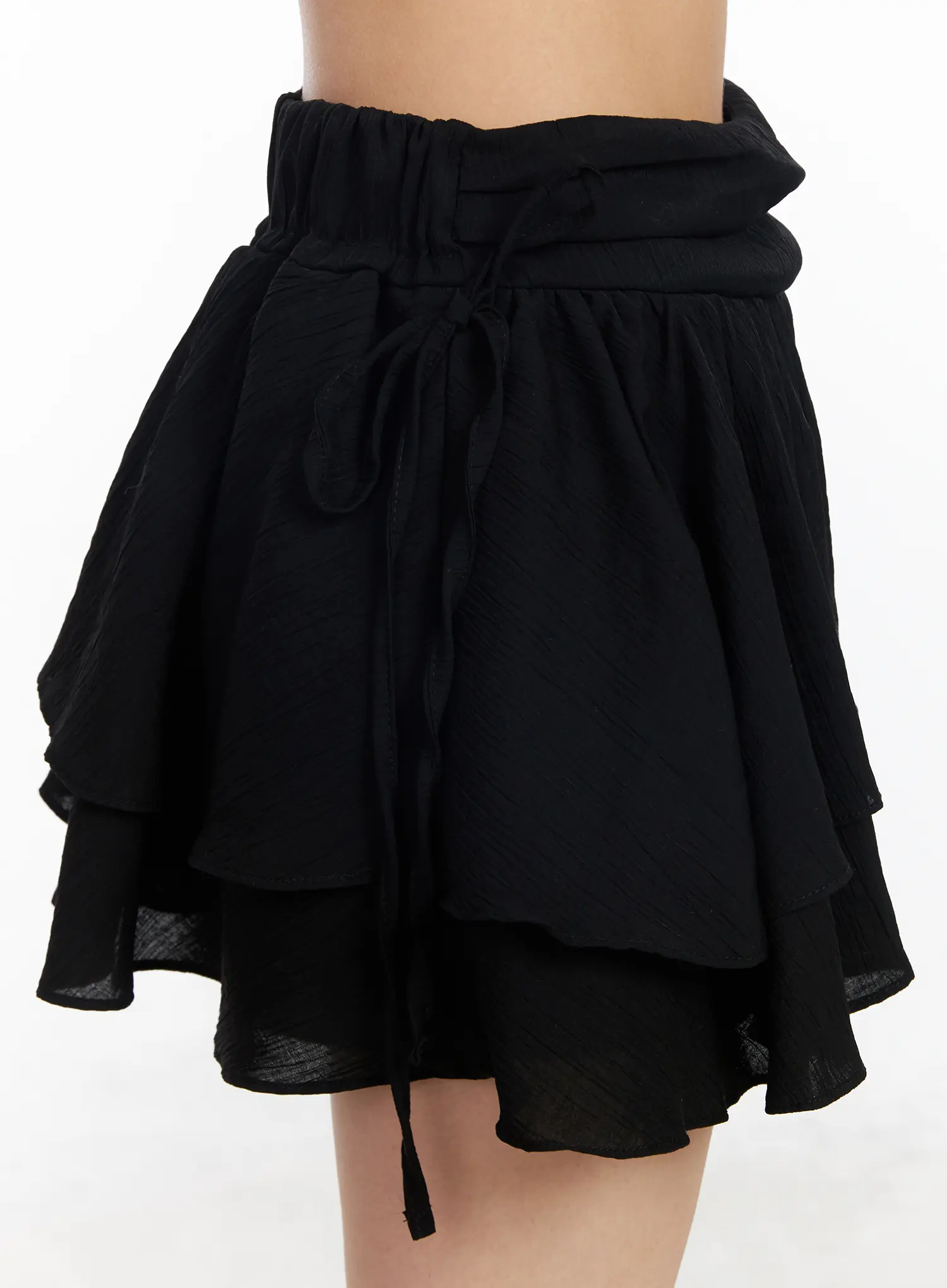 Chic Ribbon Flare Mini Skirt CJ523 - Image 3