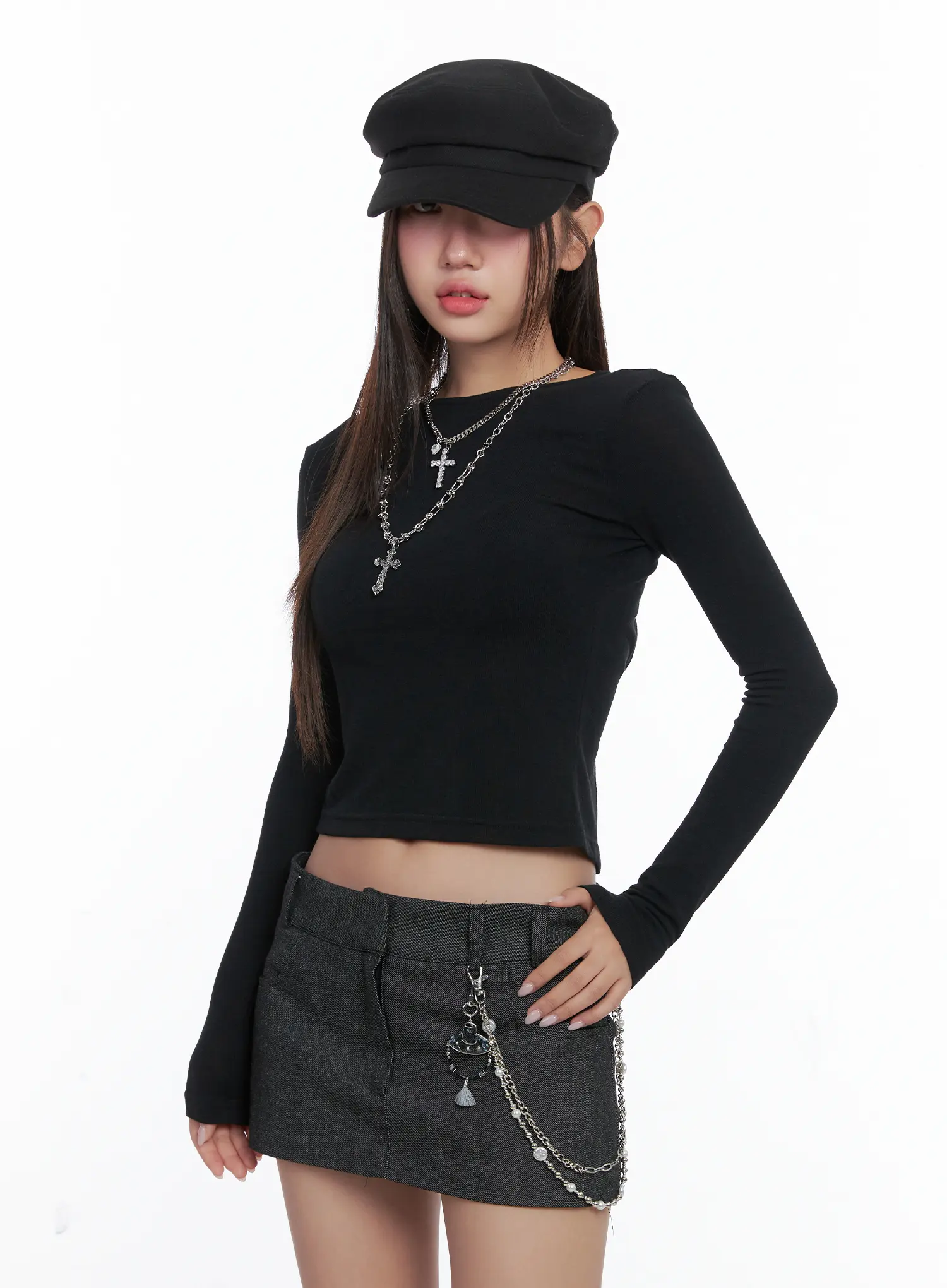Chic Strappy Open Back Tee CS503 - Image 4