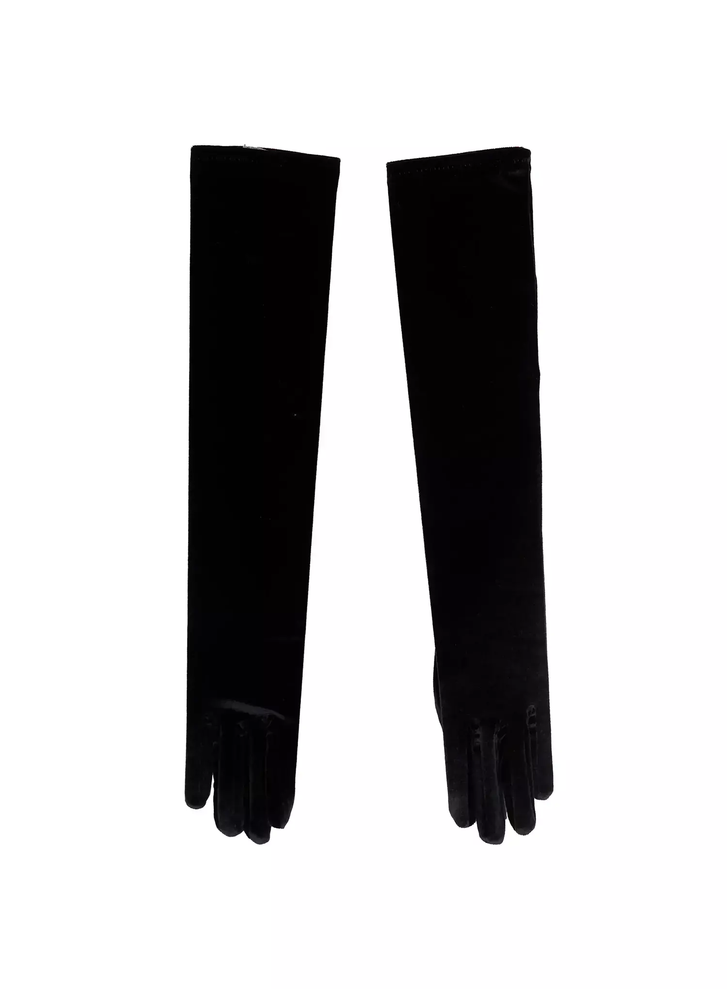 Chic Velvet Long Gloves IN507 - Image 8