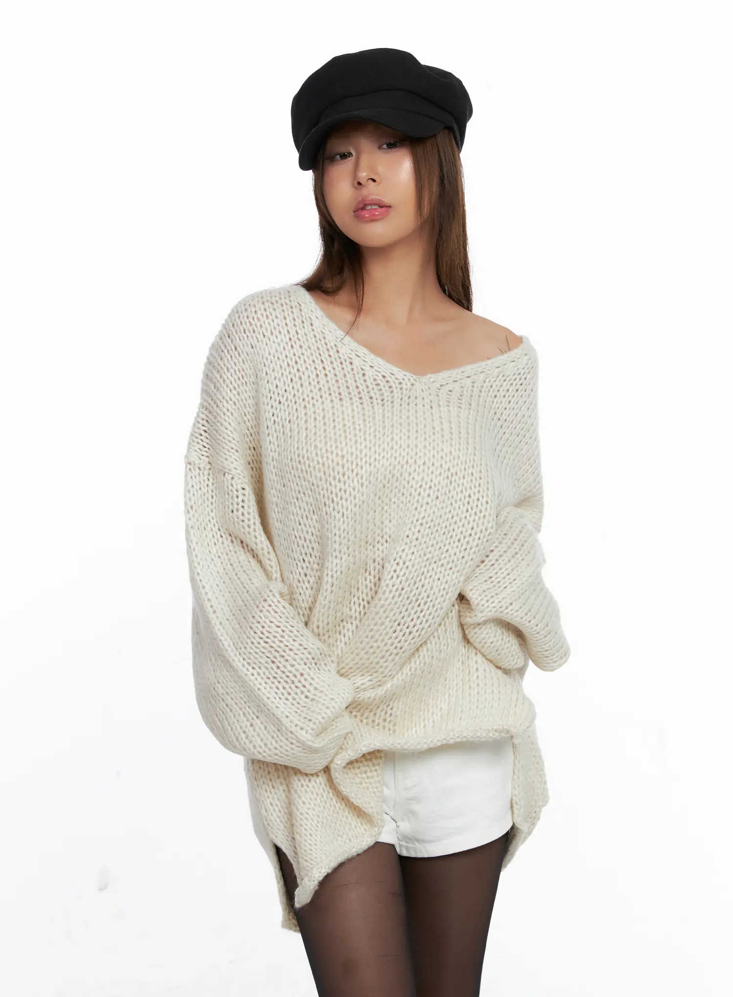 Chunky Loose-Fit Sweater CS524 - Image 9