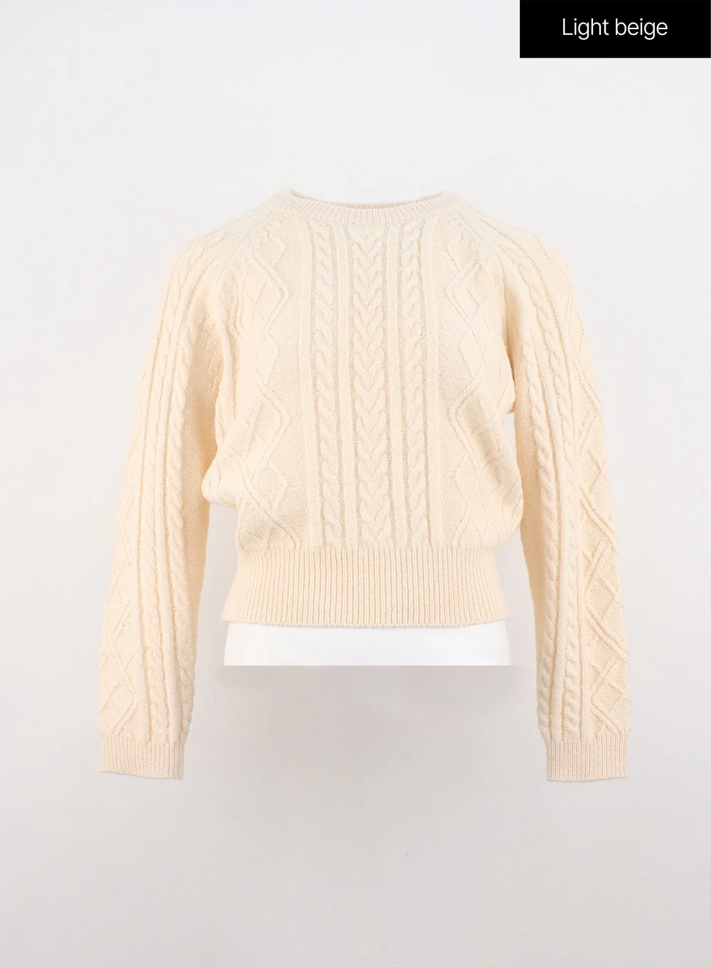 Classic Cable Knit Sweater OO319 - Image 11