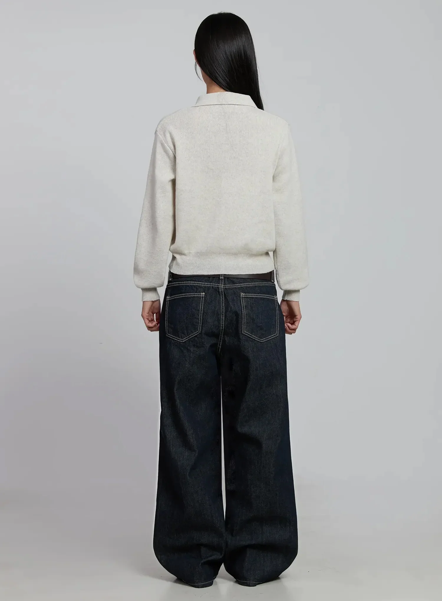 Classic Collar Knit Cardigan IM520 - Image 8