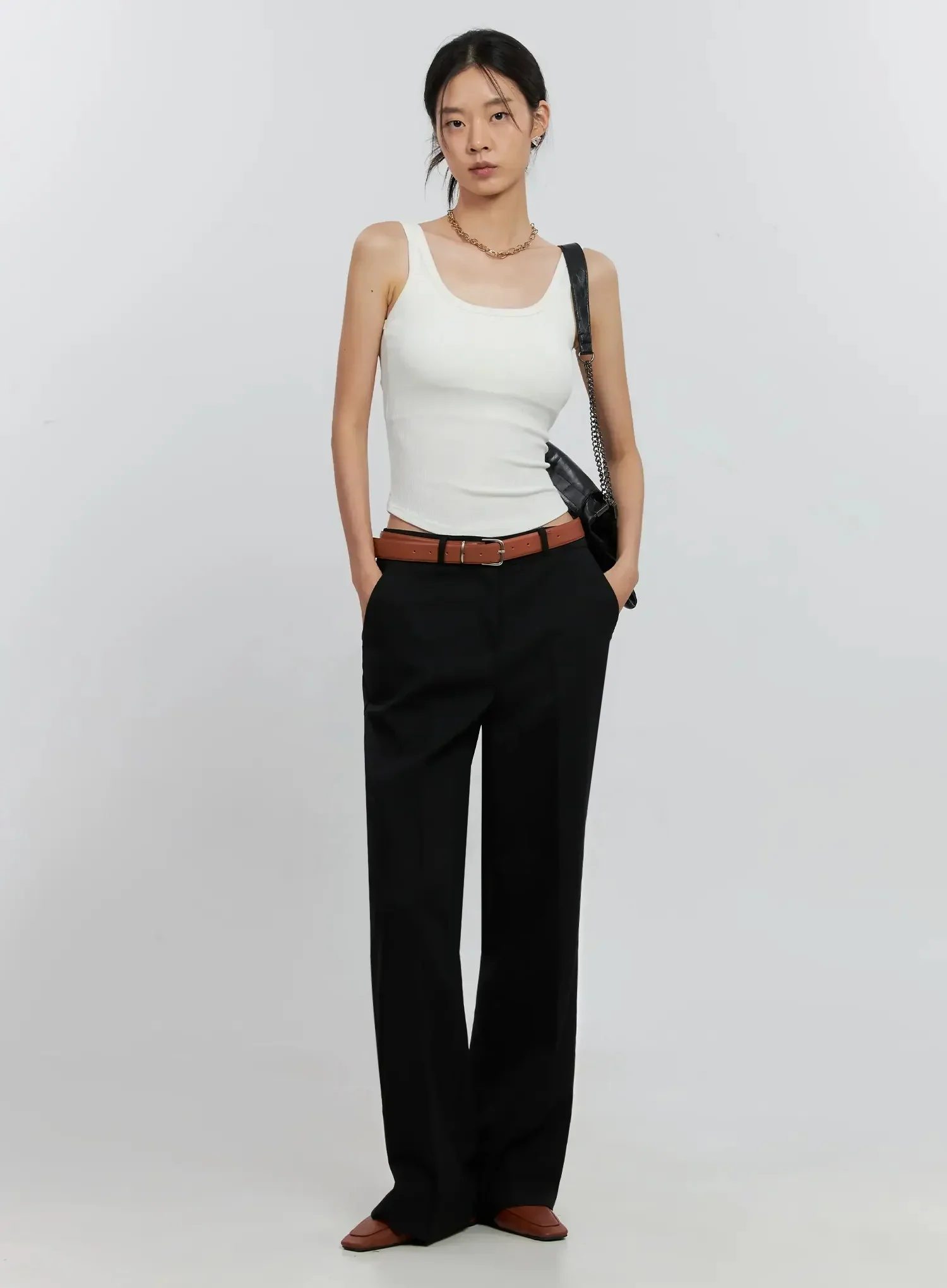Classic Flared Slacks IS516 - Image 2