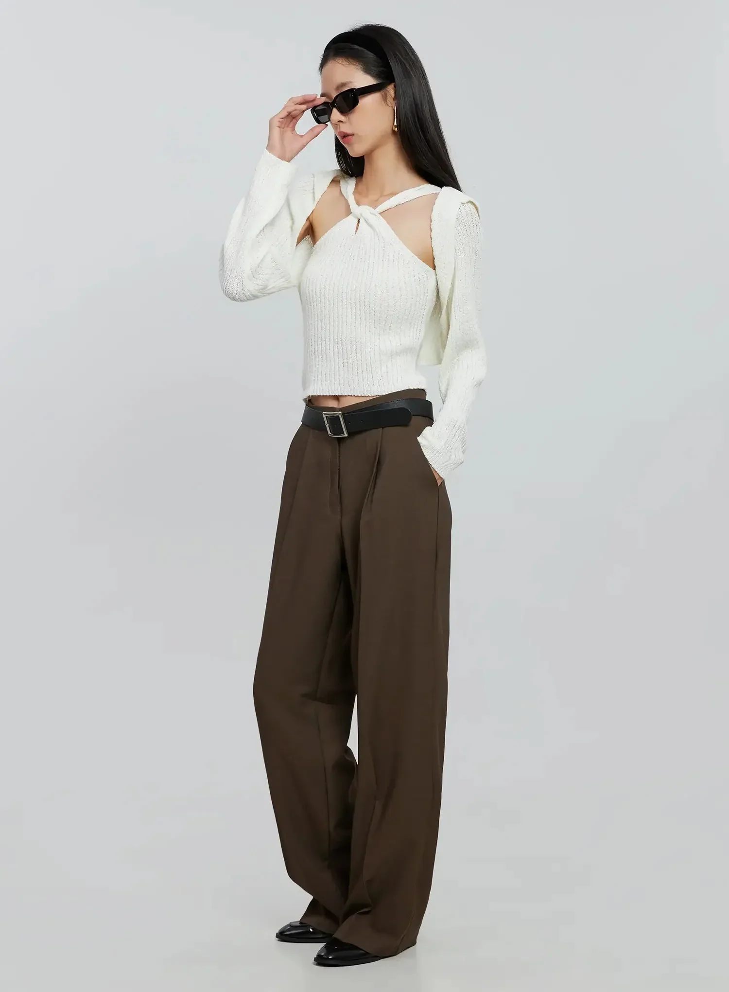 Classic Knit Bolero Cardigan IO530 - Image 12