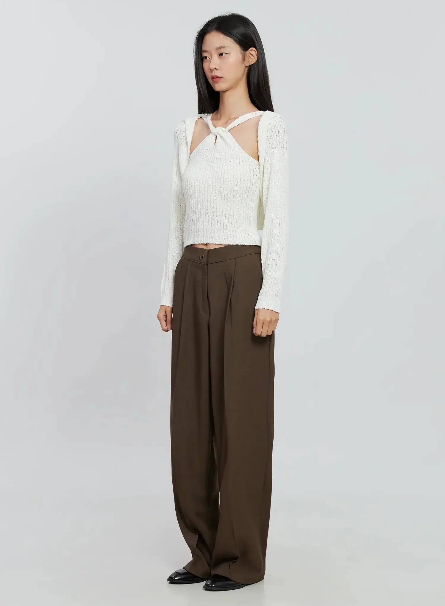 Classic Knit Bolero Cardigan IO530 - Image 8