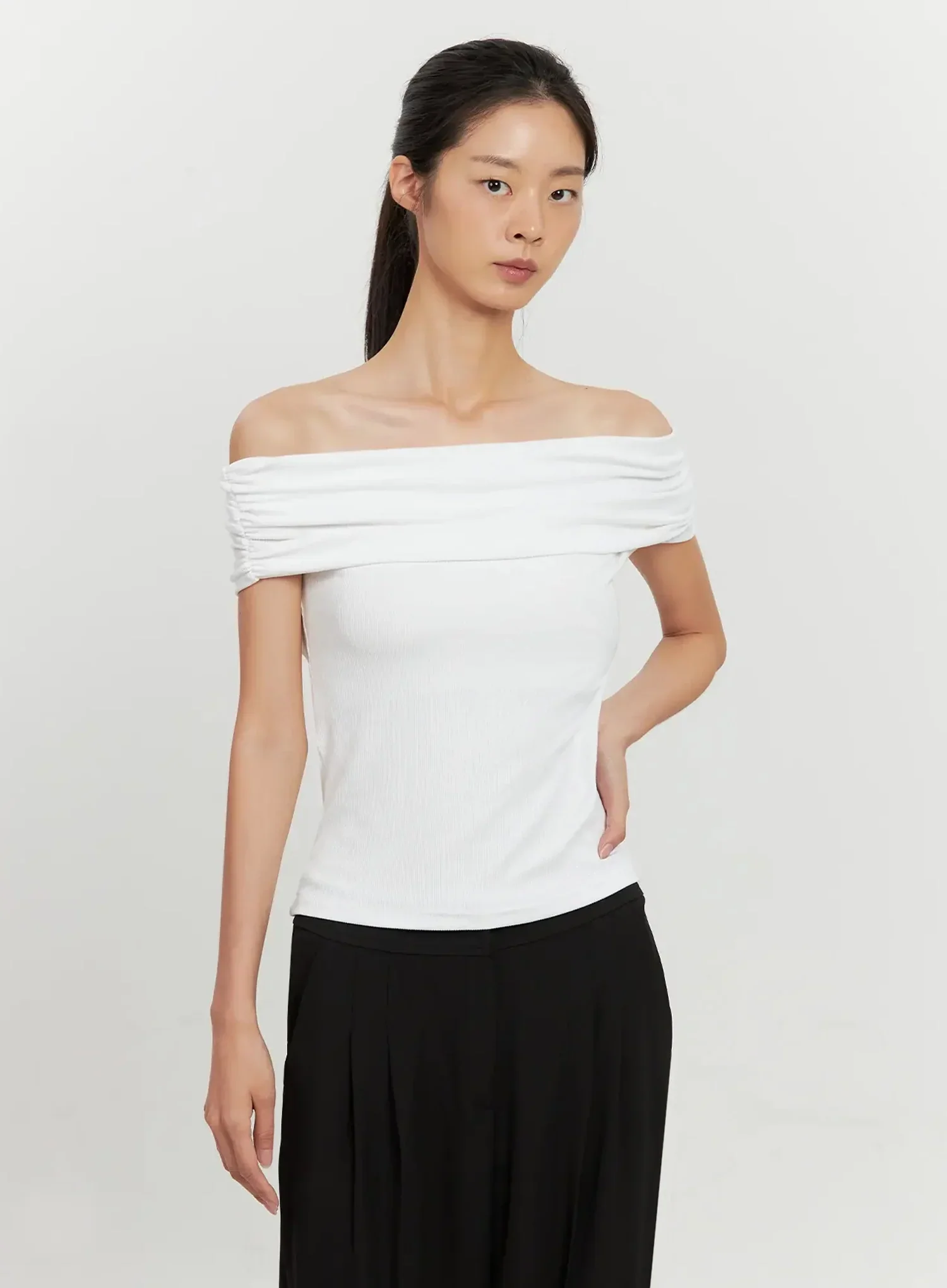Classic Off-Shoulder Top IL528 - Image 17