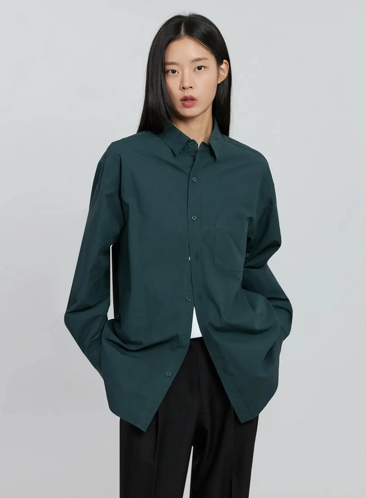 Classic Oversized Shirt IN507 - Image 4