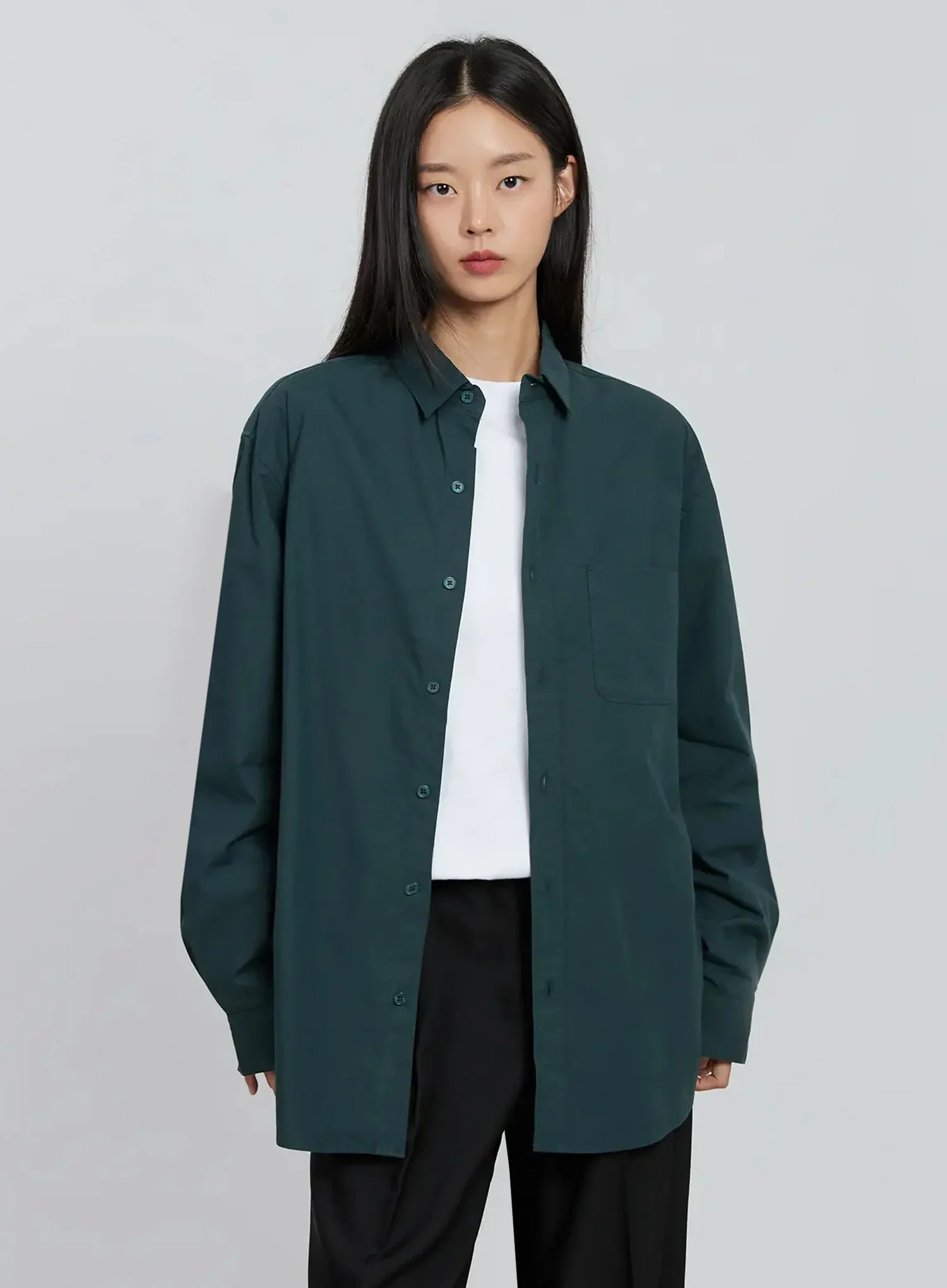Classic Oversized Shirt IN507 - Image 5