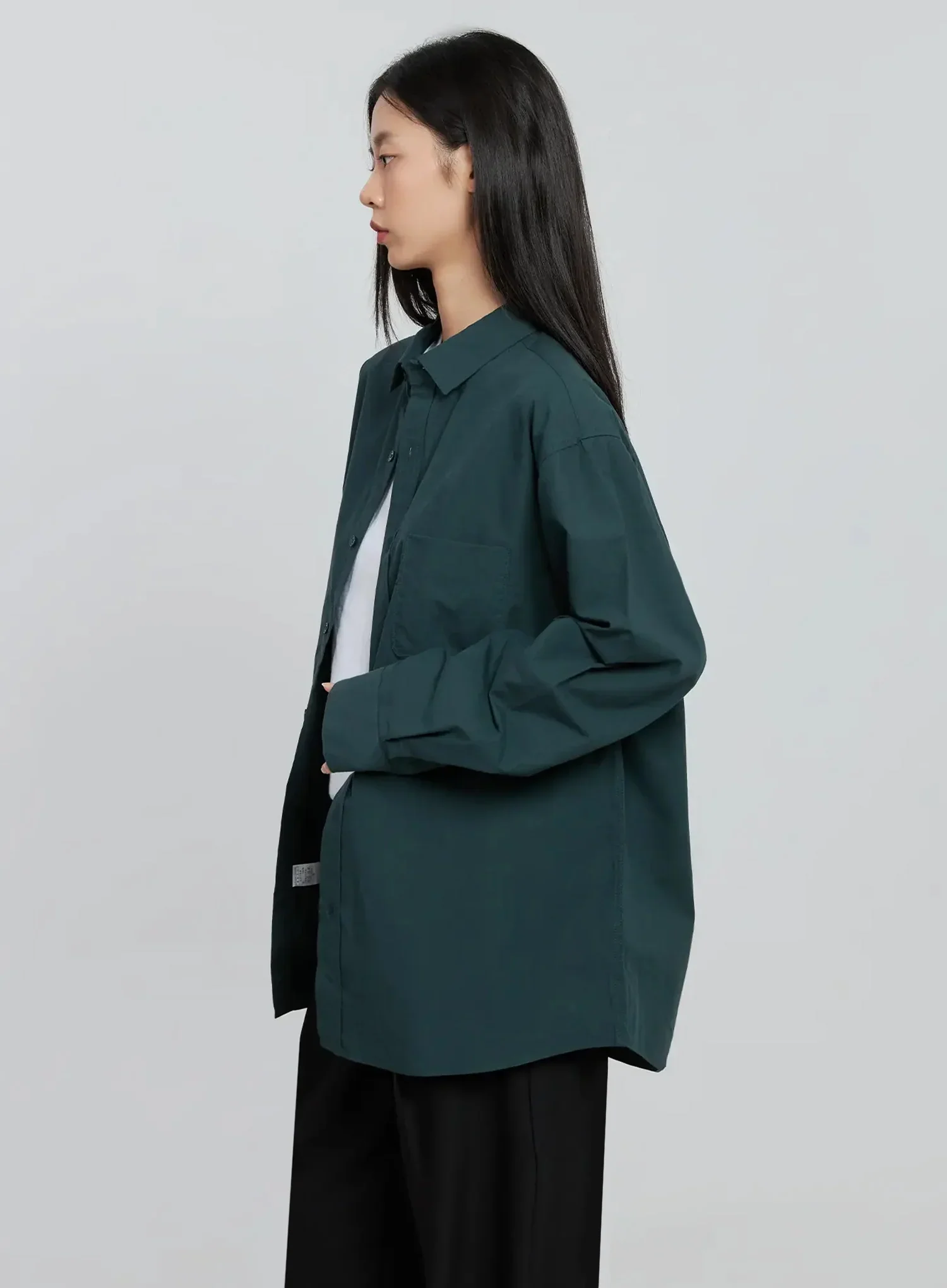 Classic Oversized Shirt IN507 - Image 6