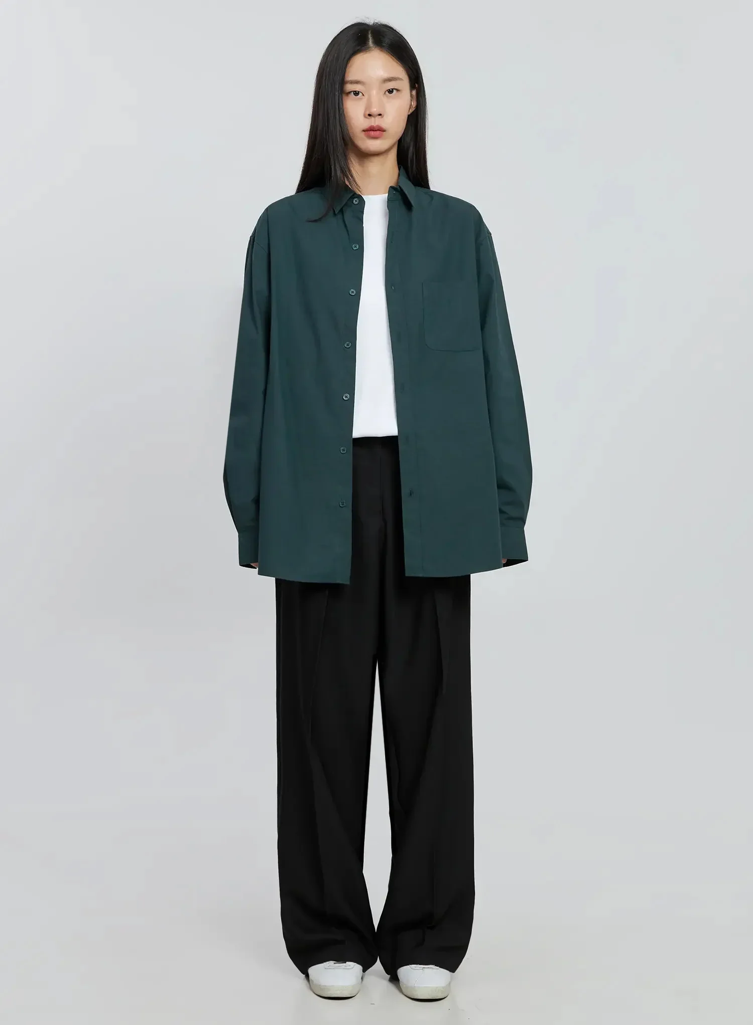 Classic Oversized Shirt IN507 - Image 7